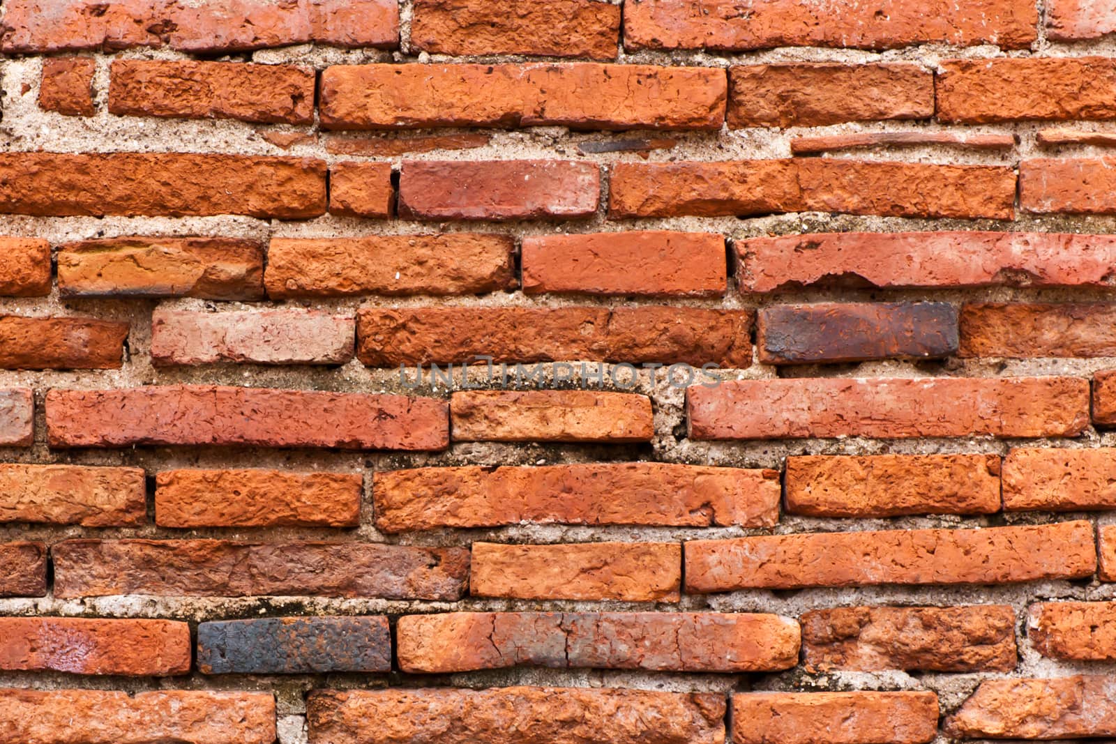 Red brick wall texture
