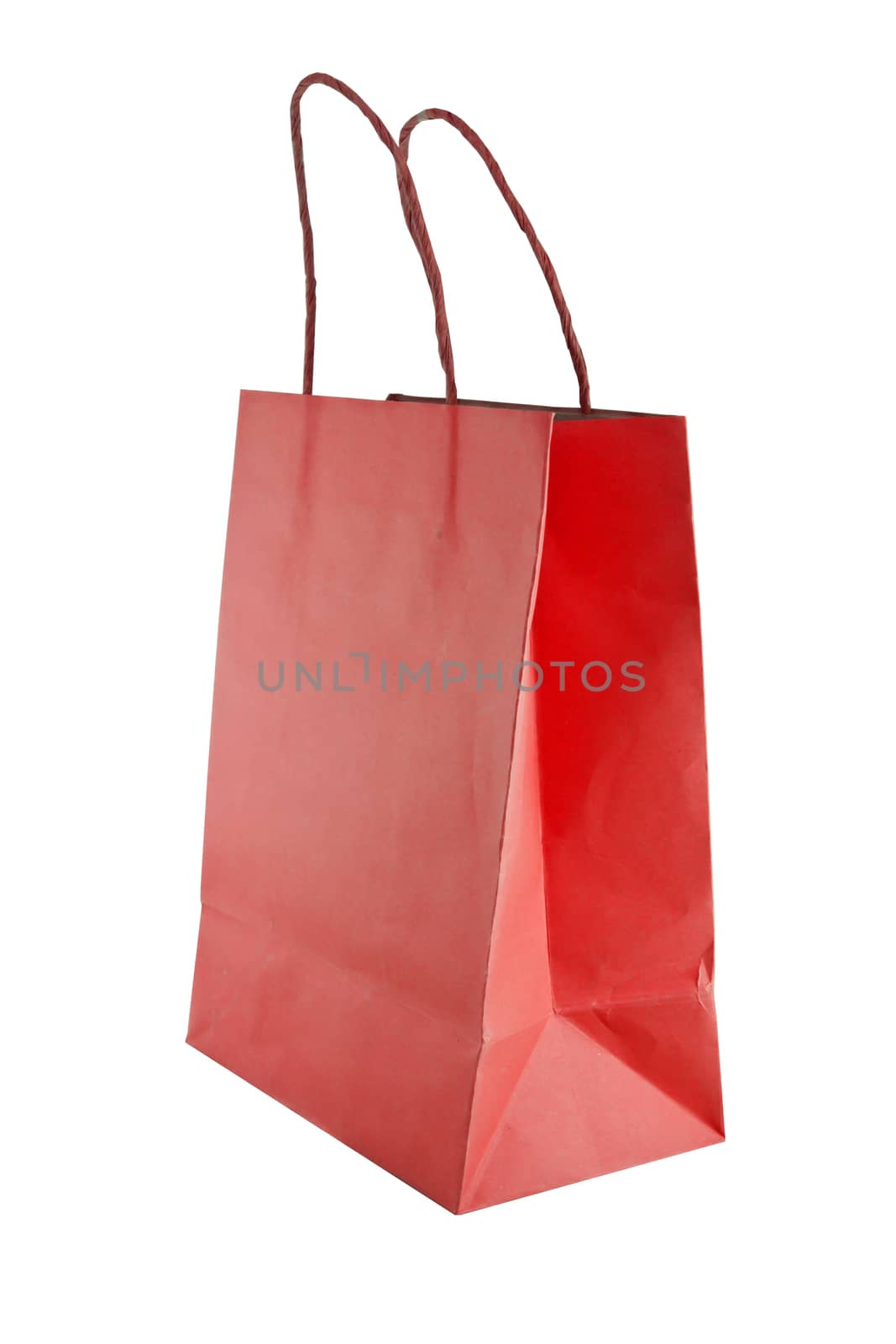 Bag for shopping isolated on white background