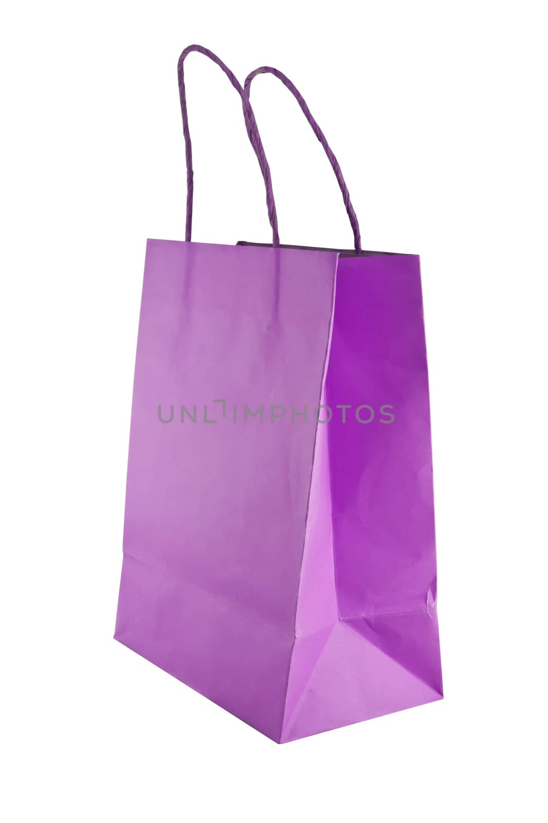 Bag for shopping isolated on white background