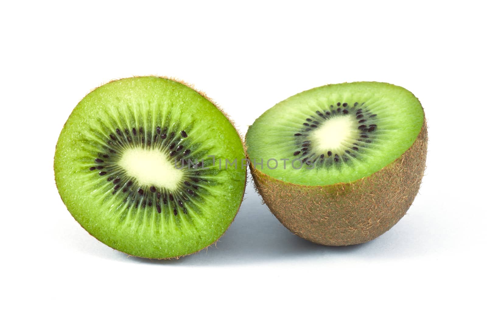 Kiwi on white