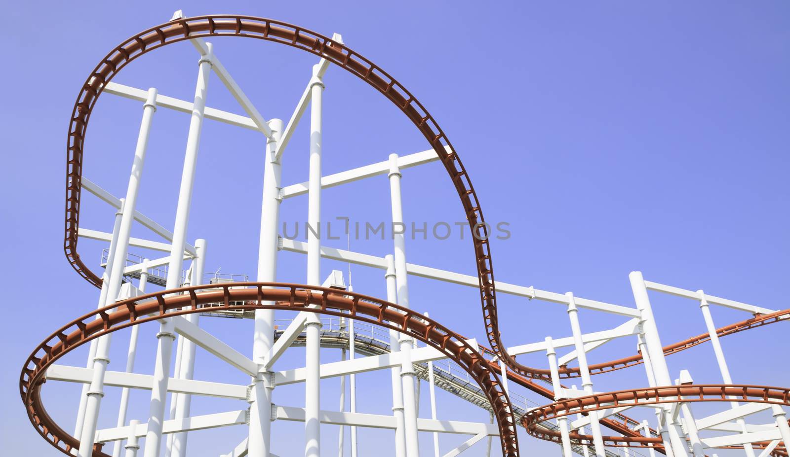 The loops of a scaring roller coaster