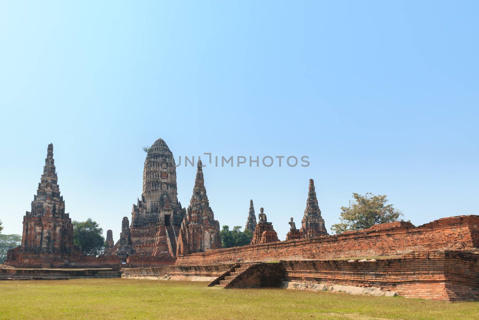 Temple Wat Chaiwatthanaram of Ayutthaya Thailand