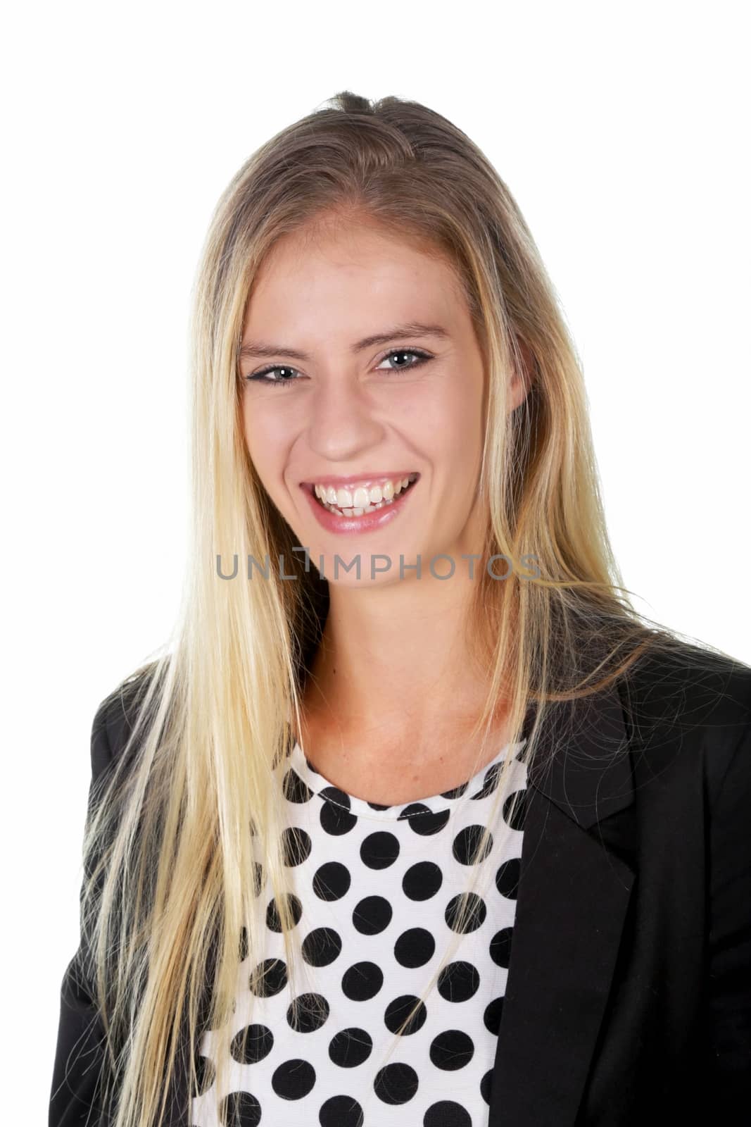Lovely Smiling Blond Girl by fouroaks