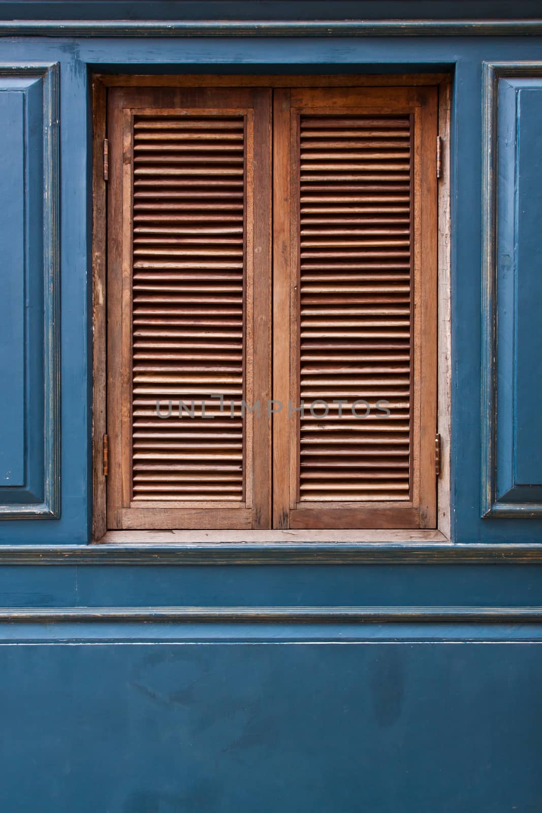 wooden window