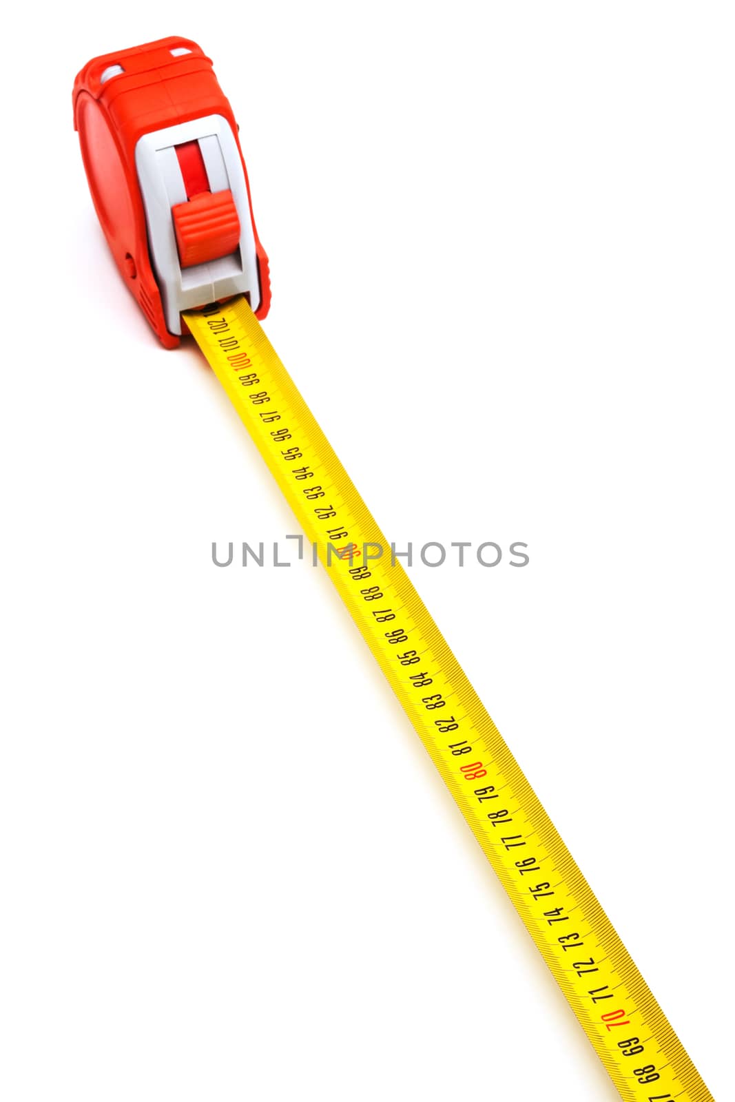 Red new tape-measure by terex