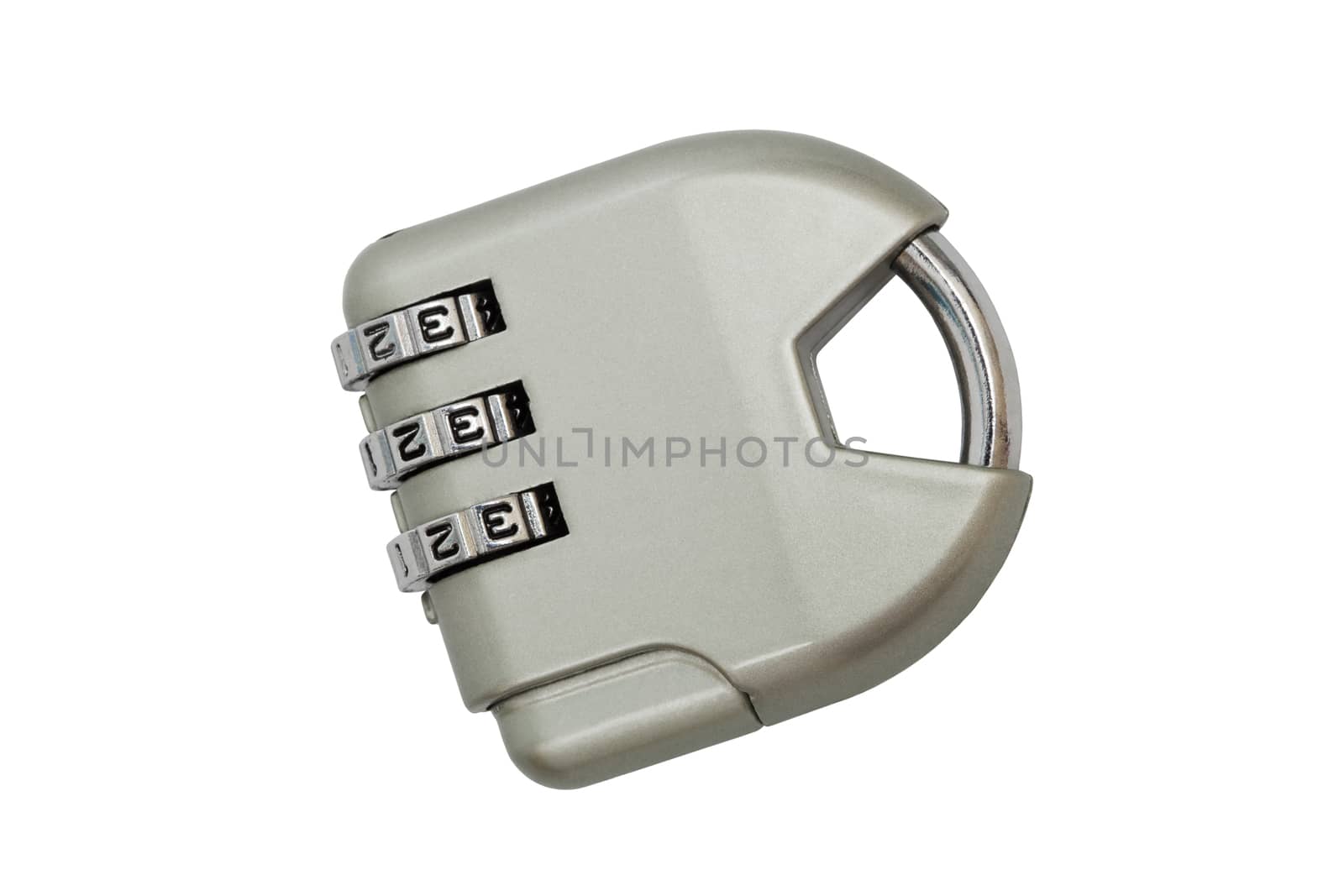 hinged lock code on a white background