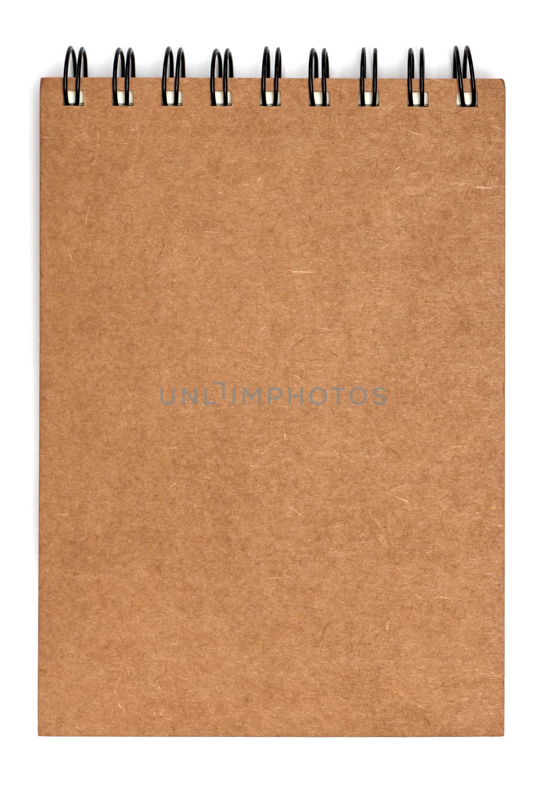 recycled paper notebook front cover