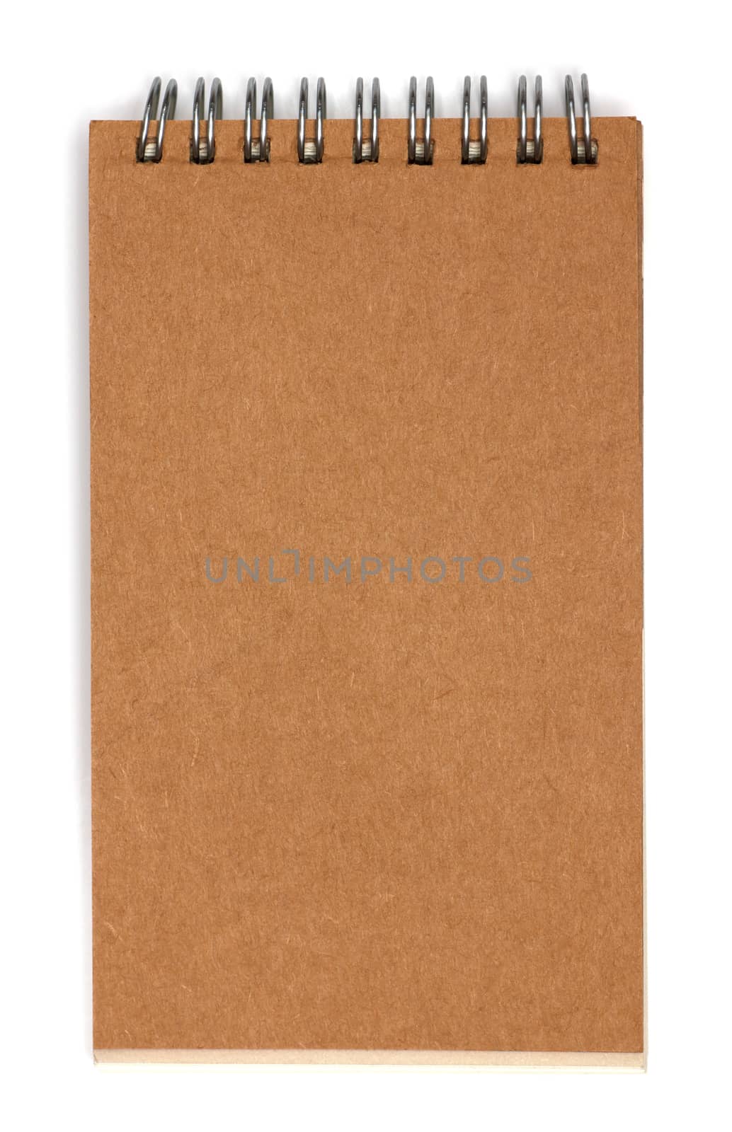 recycled paper notebook front cover