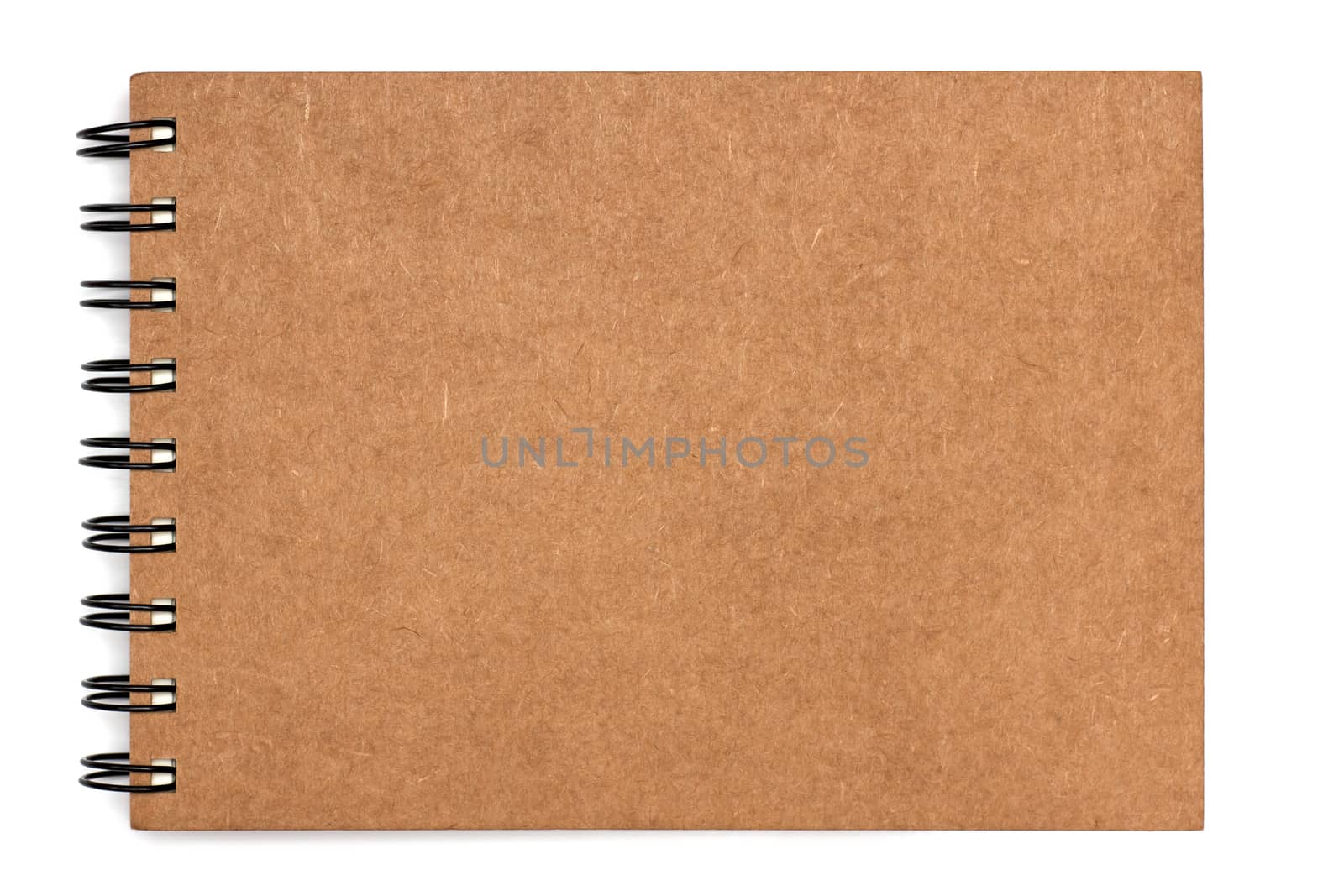 recycled paper notebook front cover