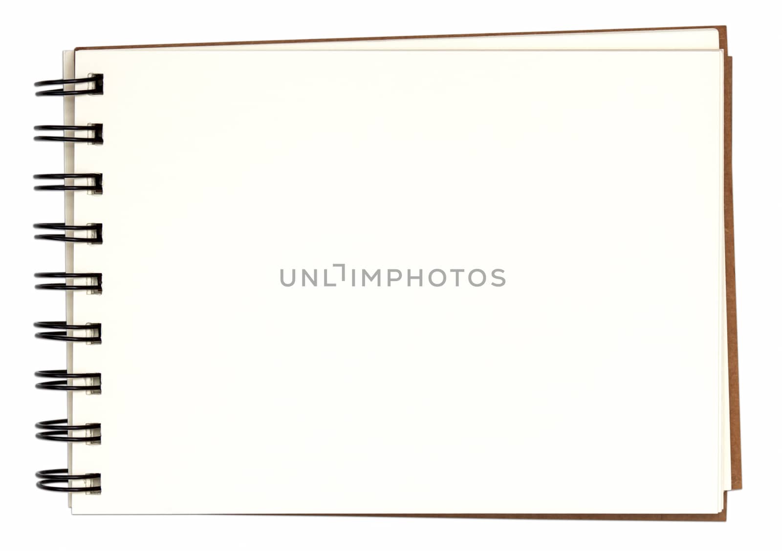 notebook and blank paper