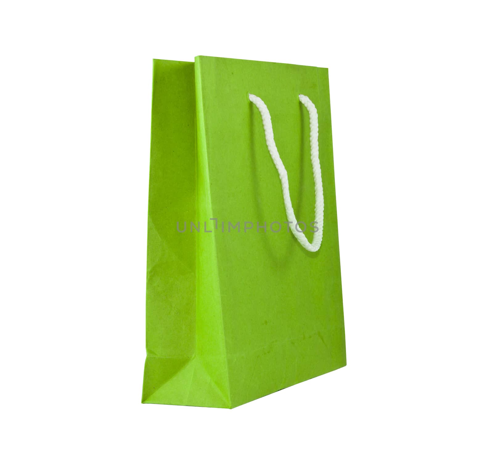 Bag for shopping isolated on white background