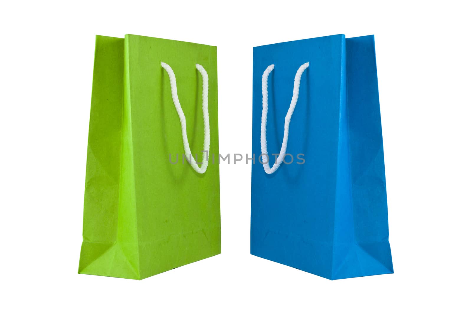 Bag for shopping isolated on white background