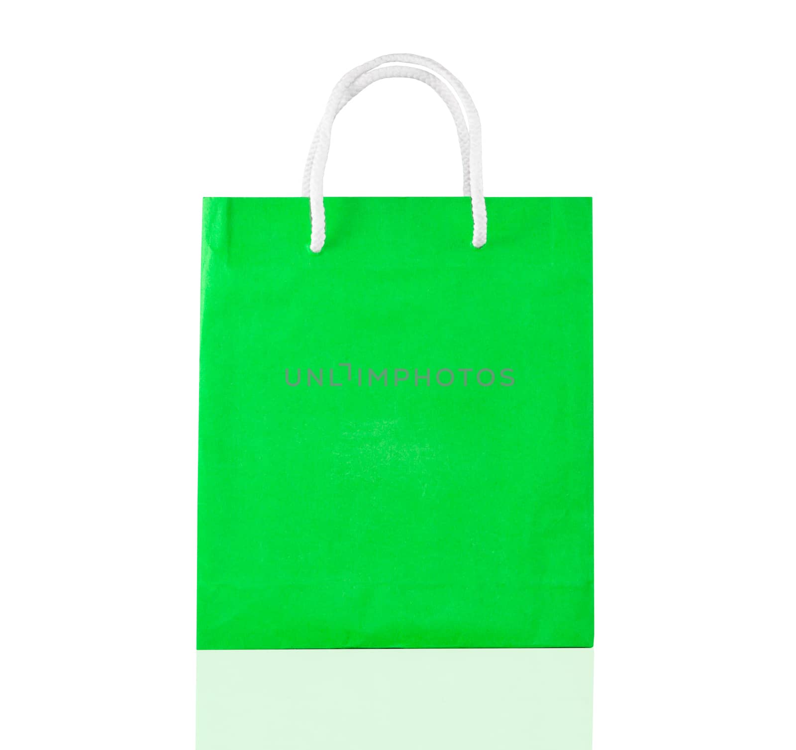 Bag for shopping isolated on white background