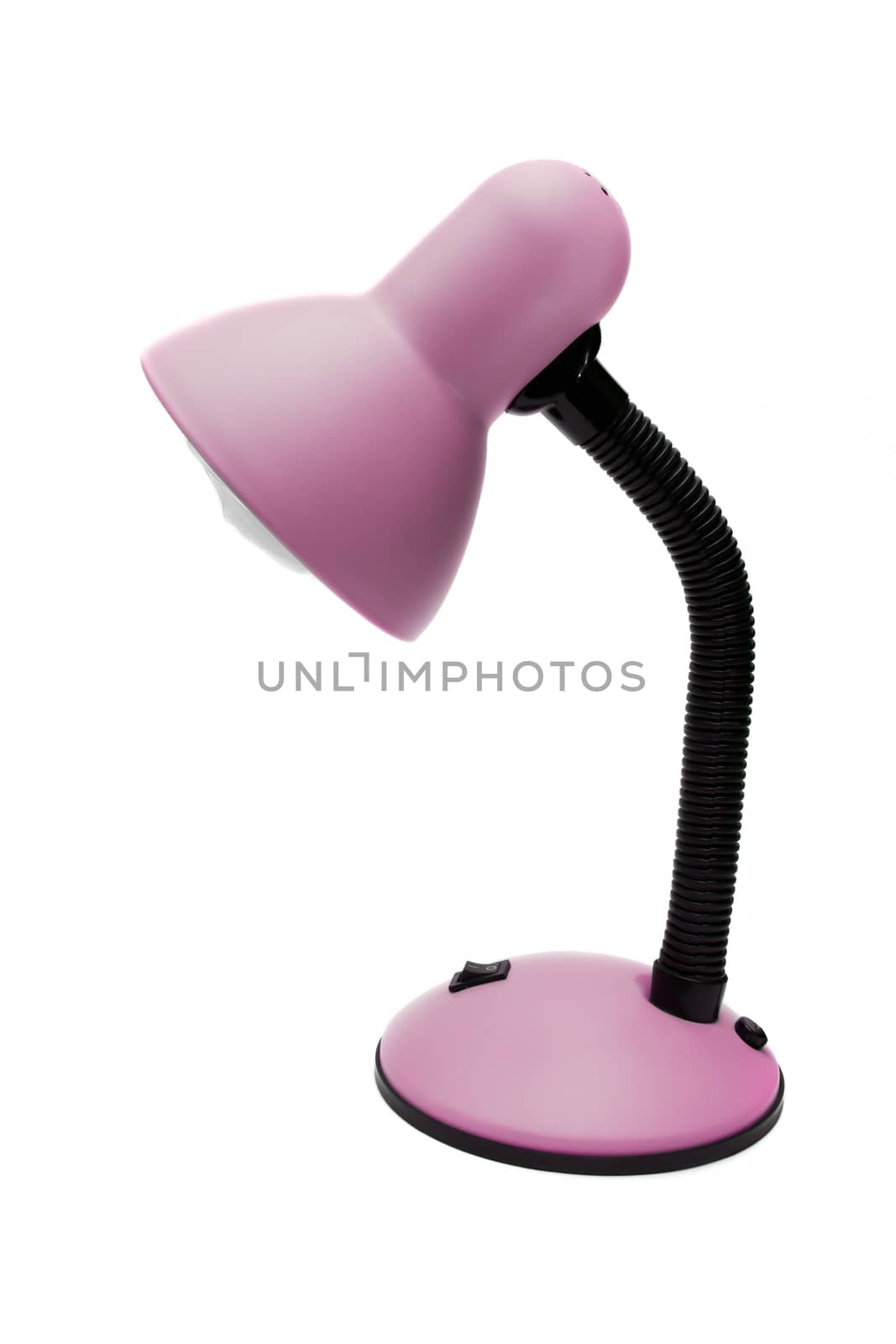 table lamp isolated on white background