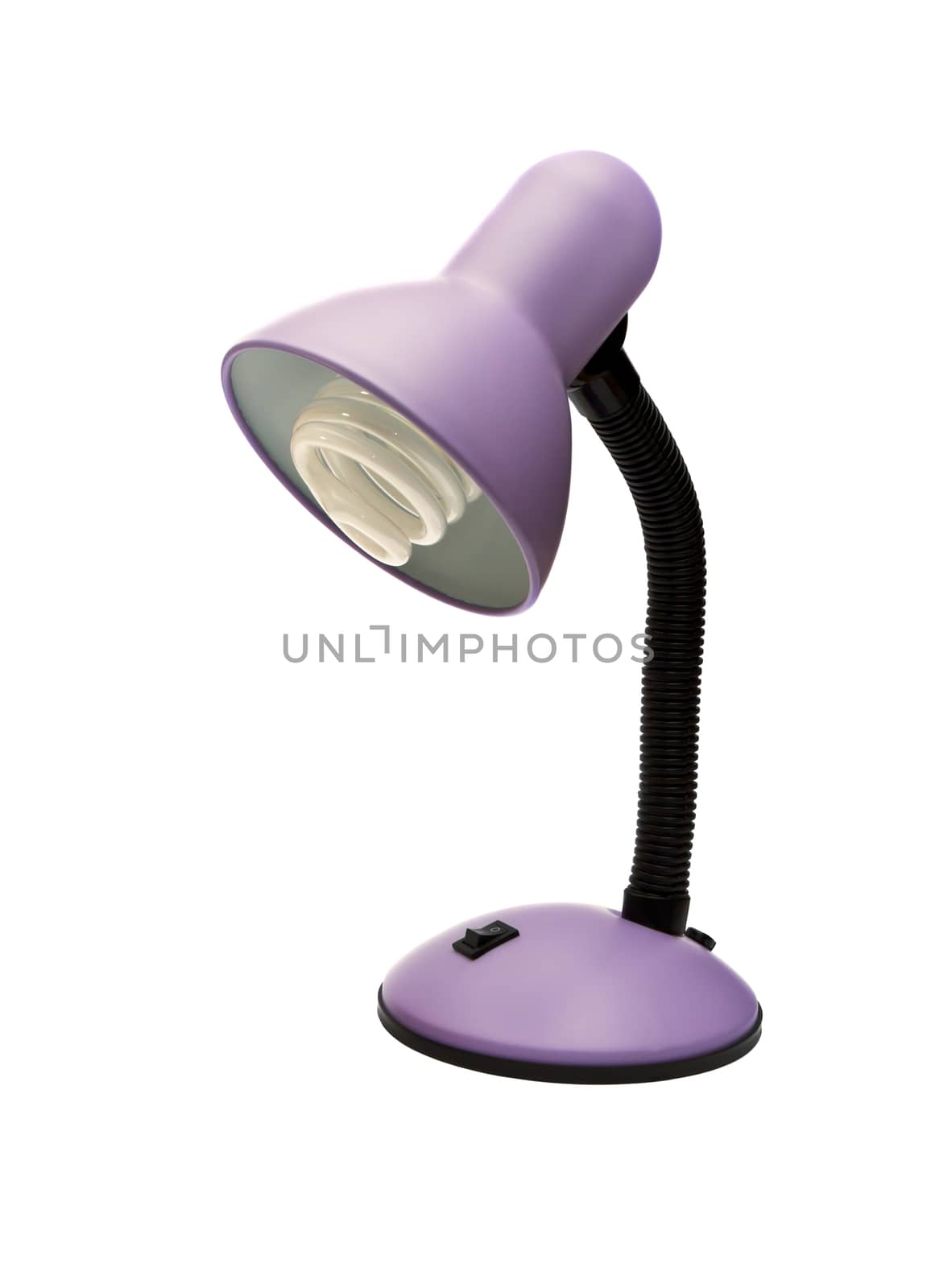 table lamp isolated on white background