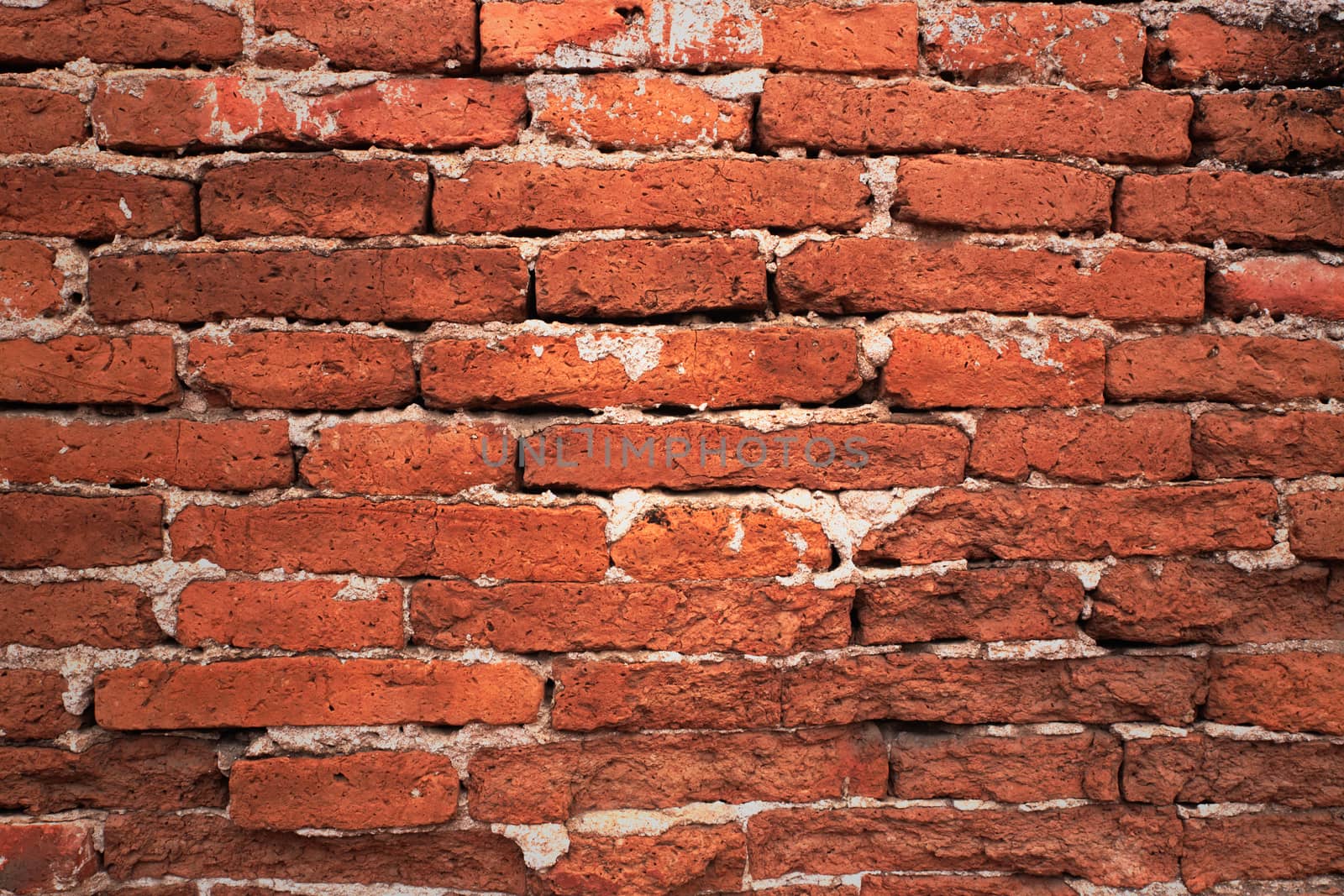 Red brick wall texture