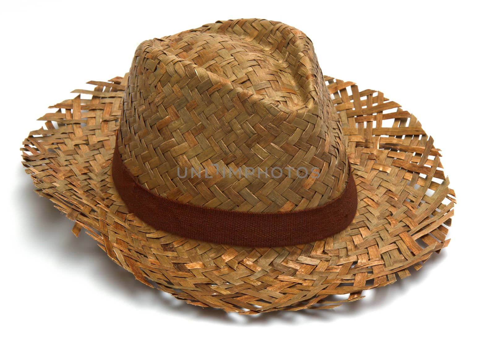 straw hat isolated