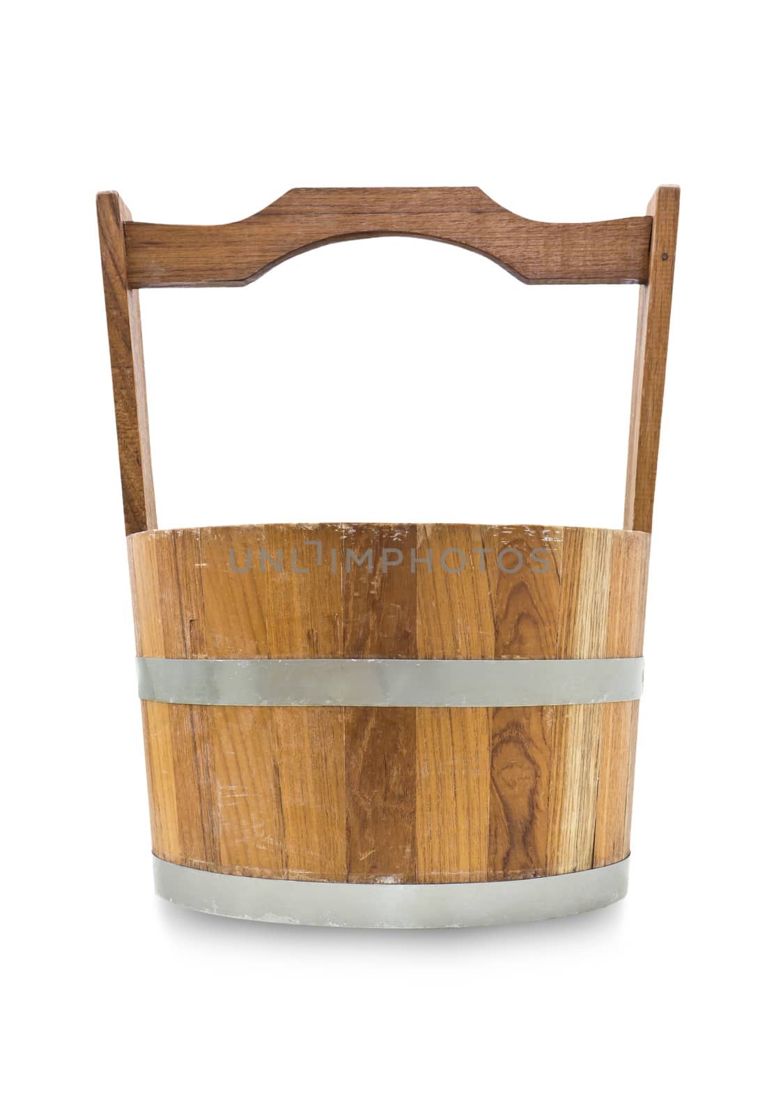 wooden bucket