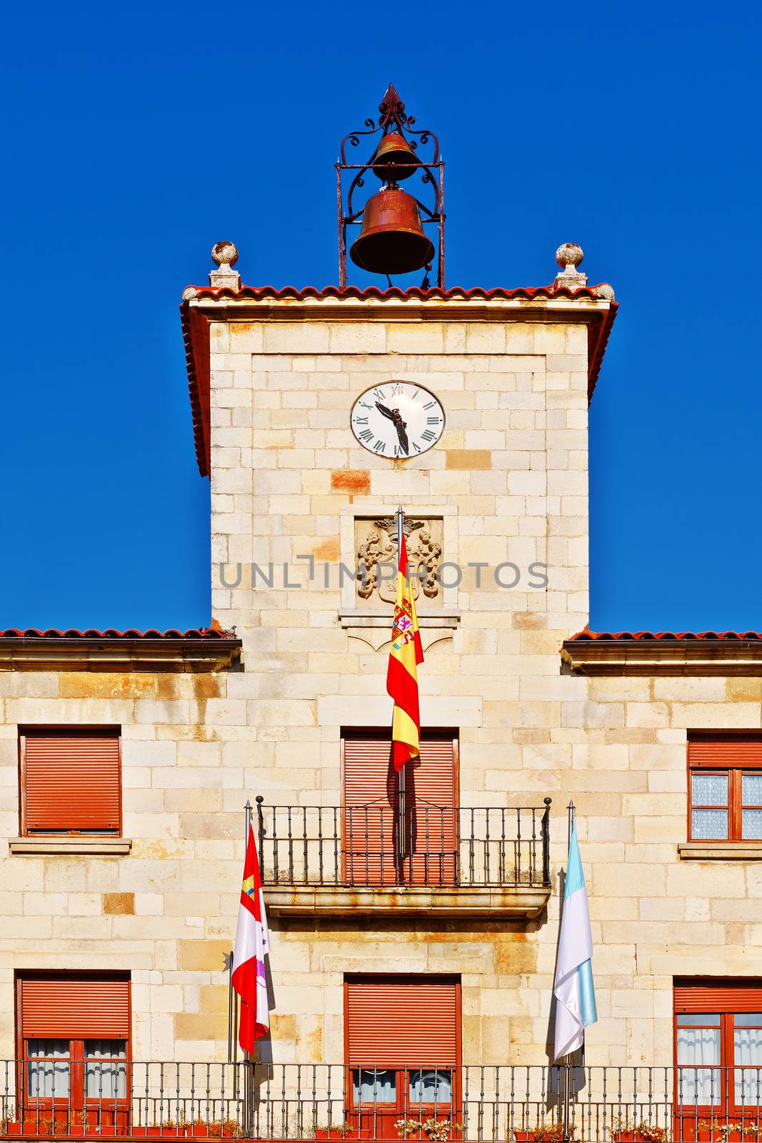 City Hall in the Small Spanish Town