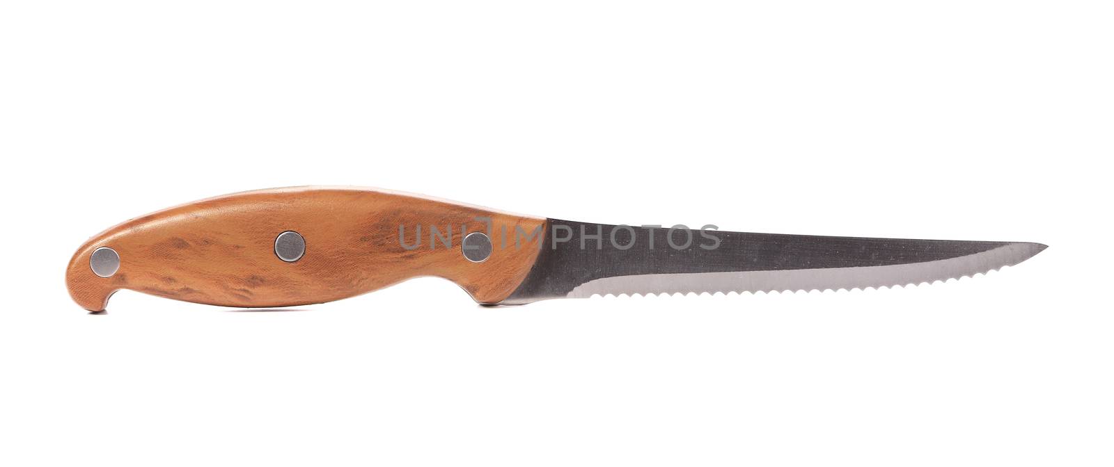 Kitchen knife. Isolated on a white background.