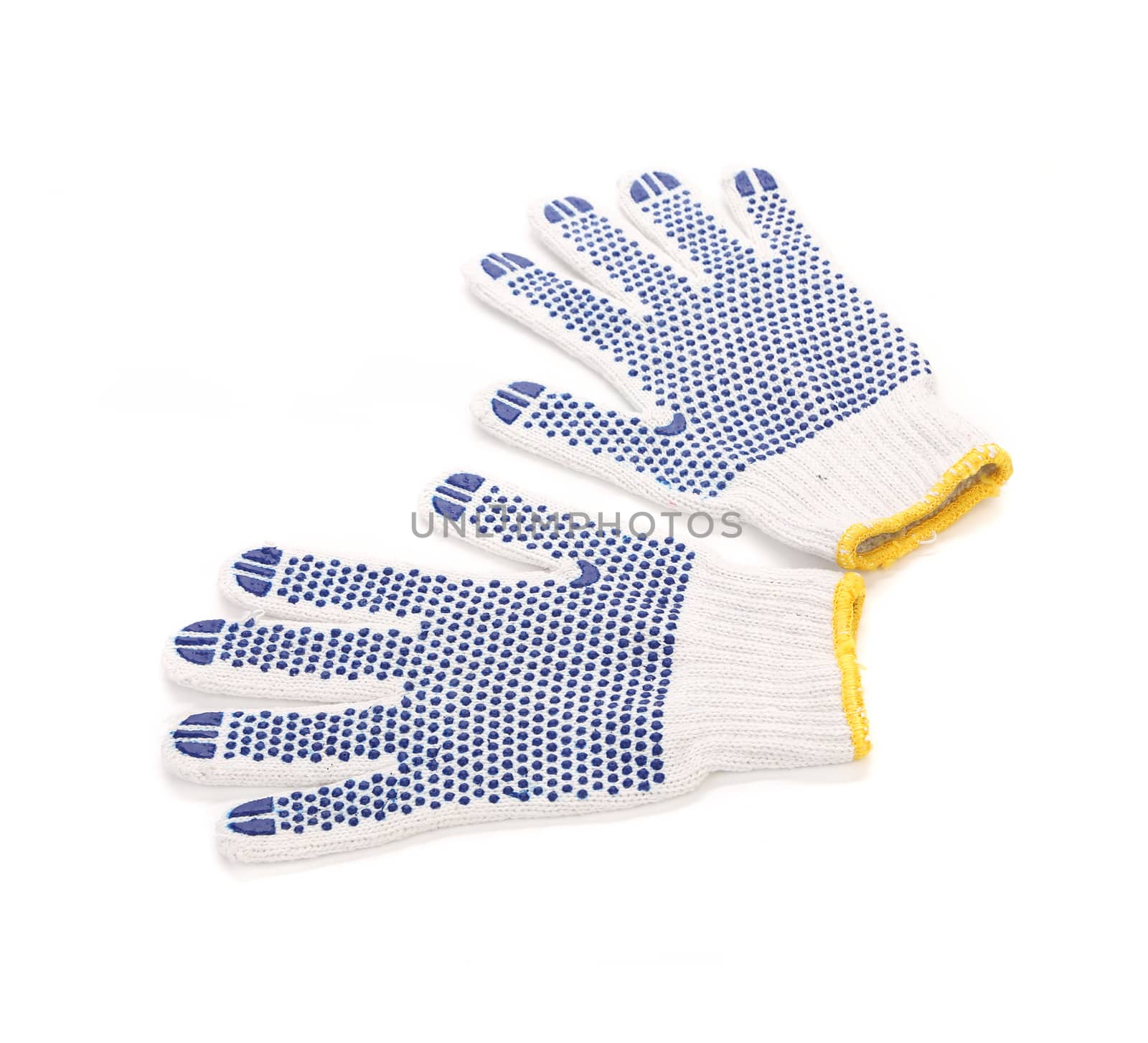 Working gloves. Isolated on a white background.