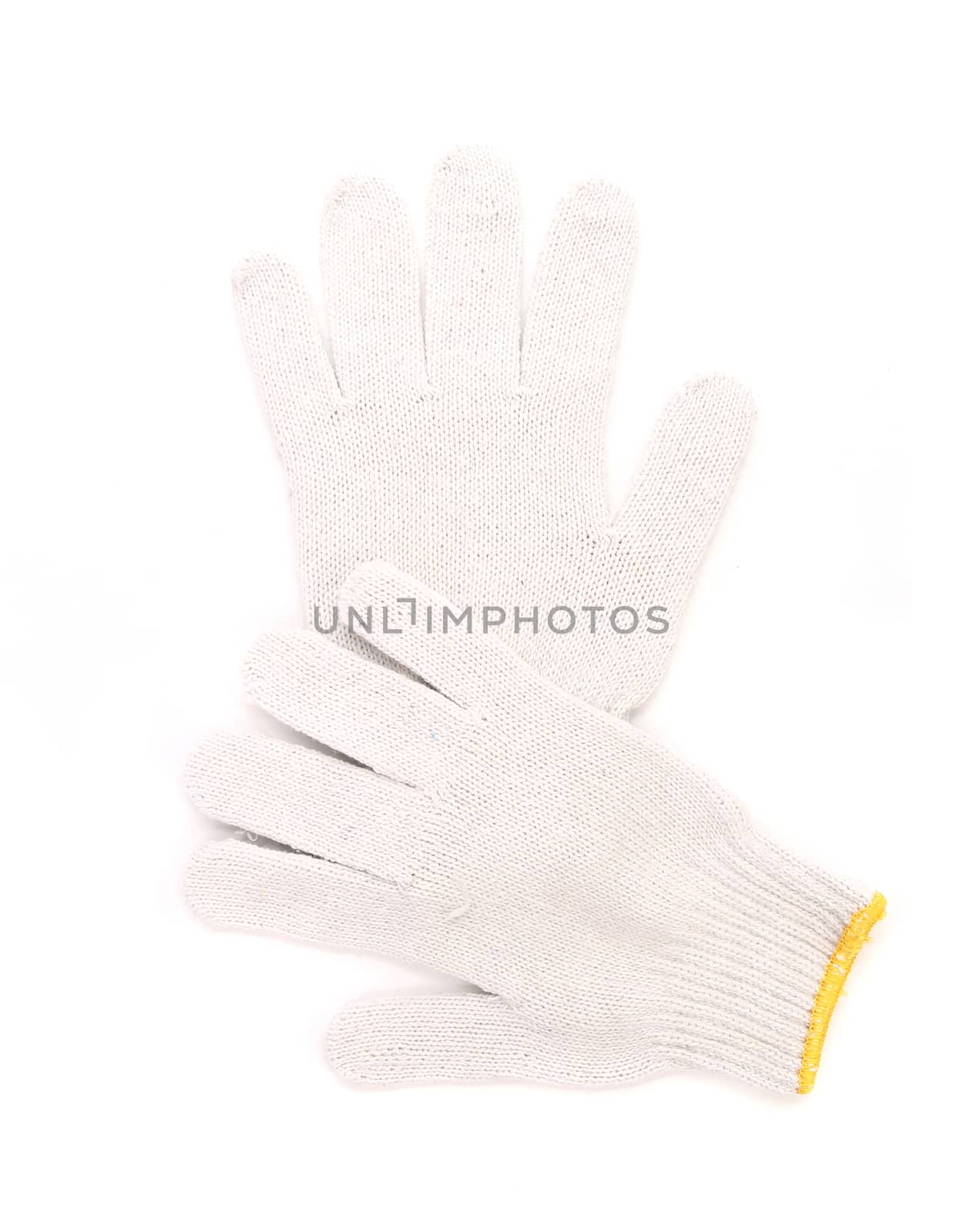 Working gloves. Isolated on a white background.