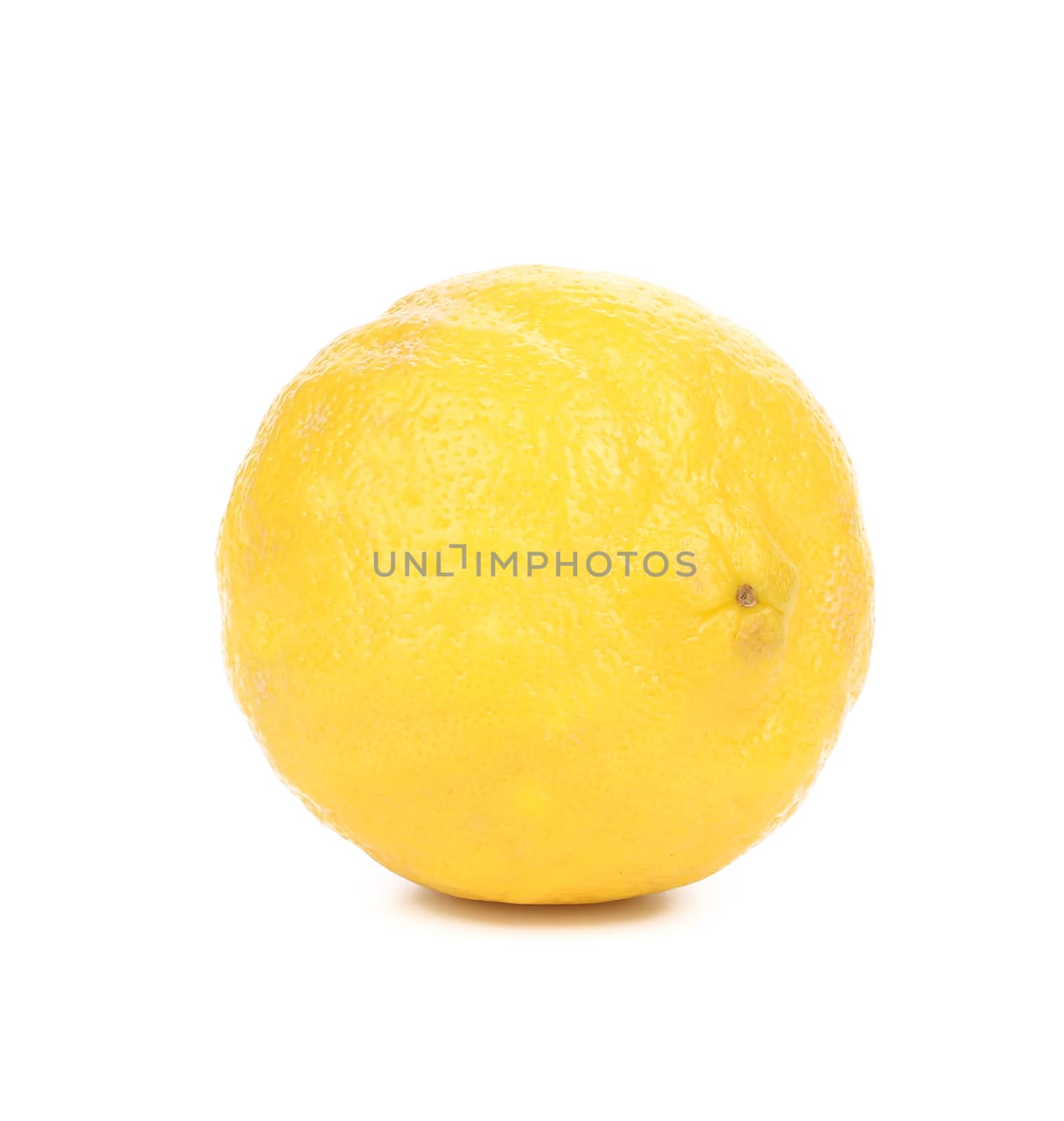 Fresh lemon. Isolated on a white background.