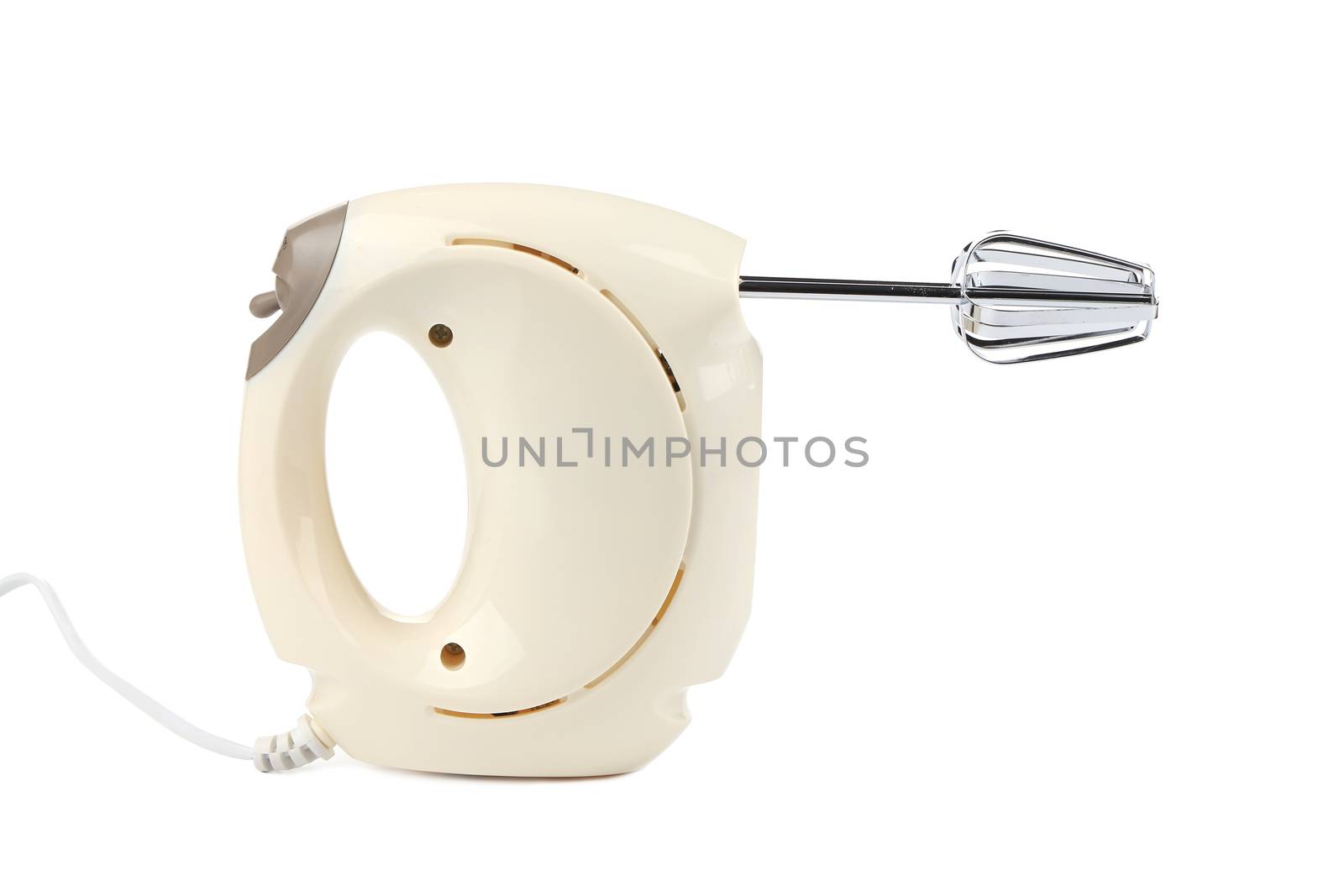 Electric mixer. Isolated on a white background.