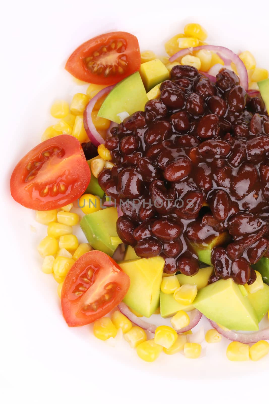 Red beans salad. by indigolotos