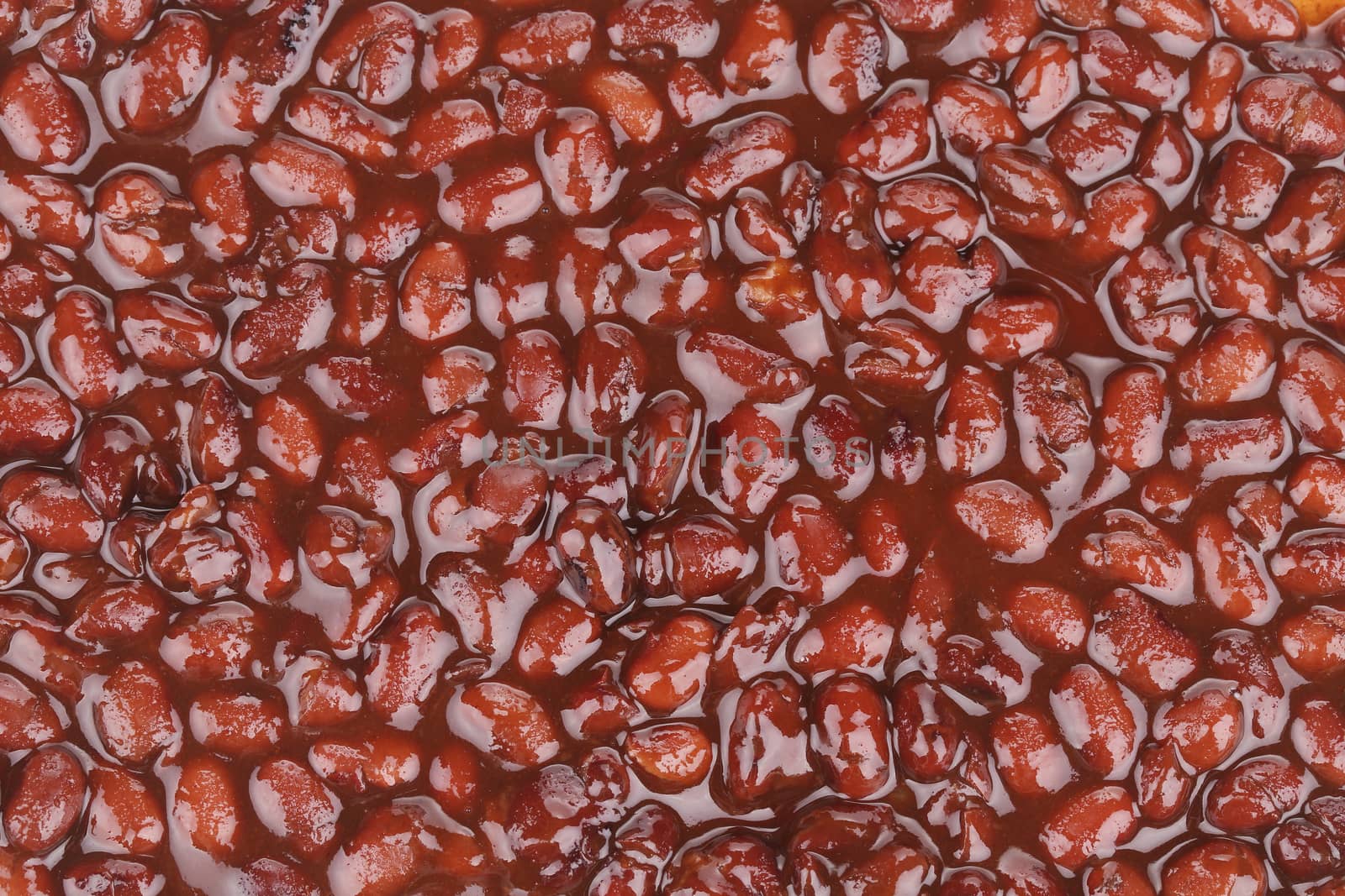 Red beans background.