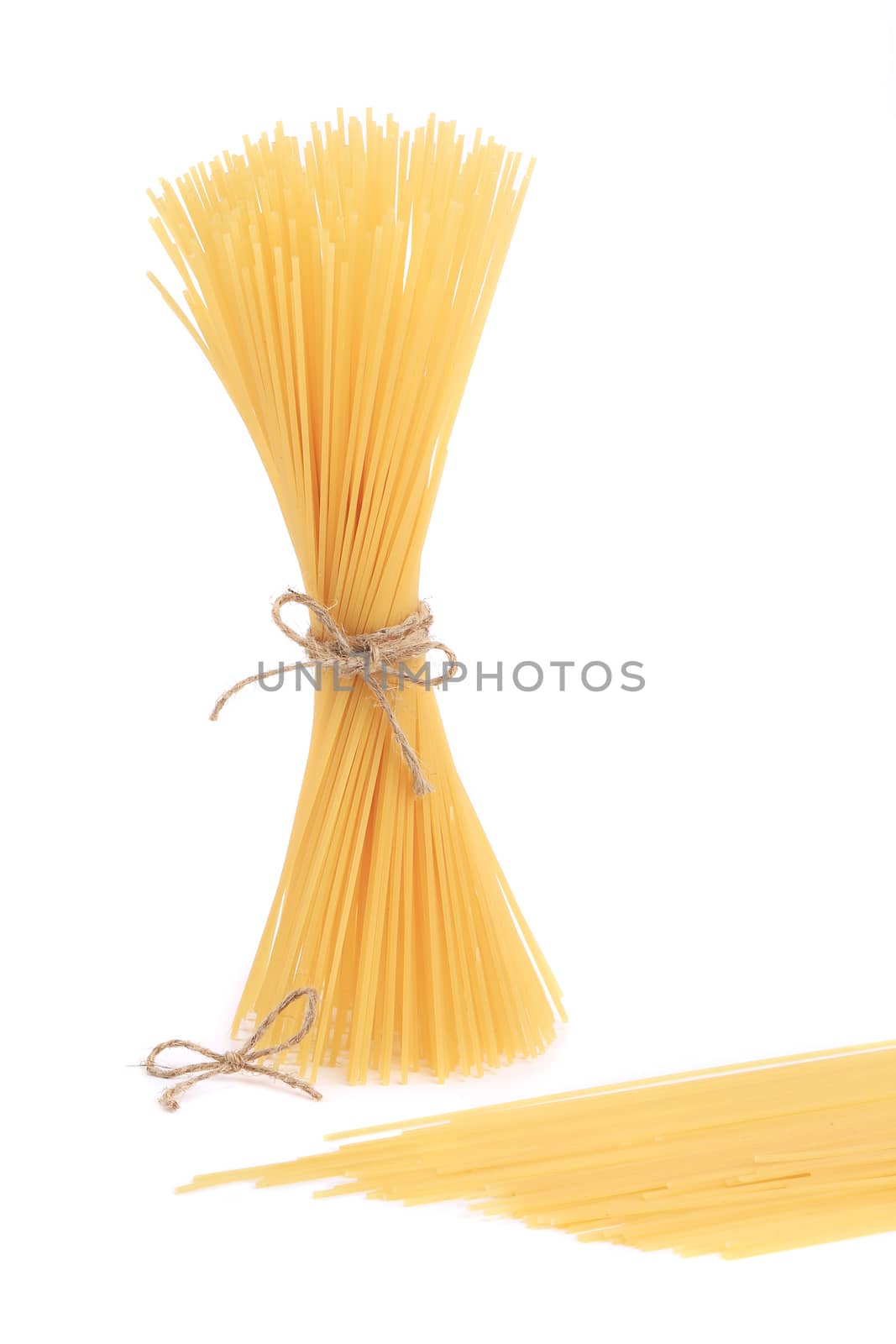 Uncooked italian pasta. by indigolotos