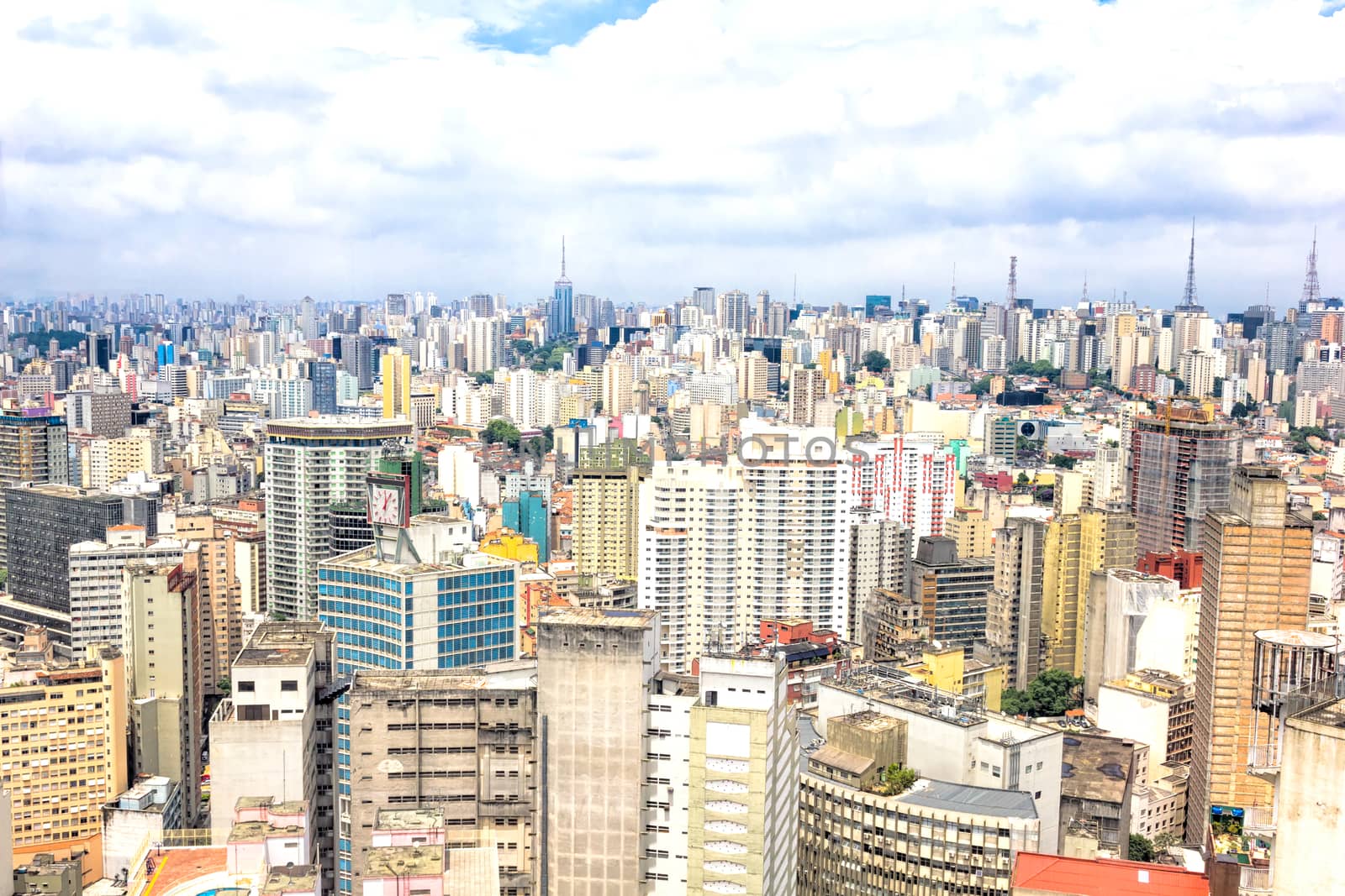 Aerial view of Sao Paulo, Brazil