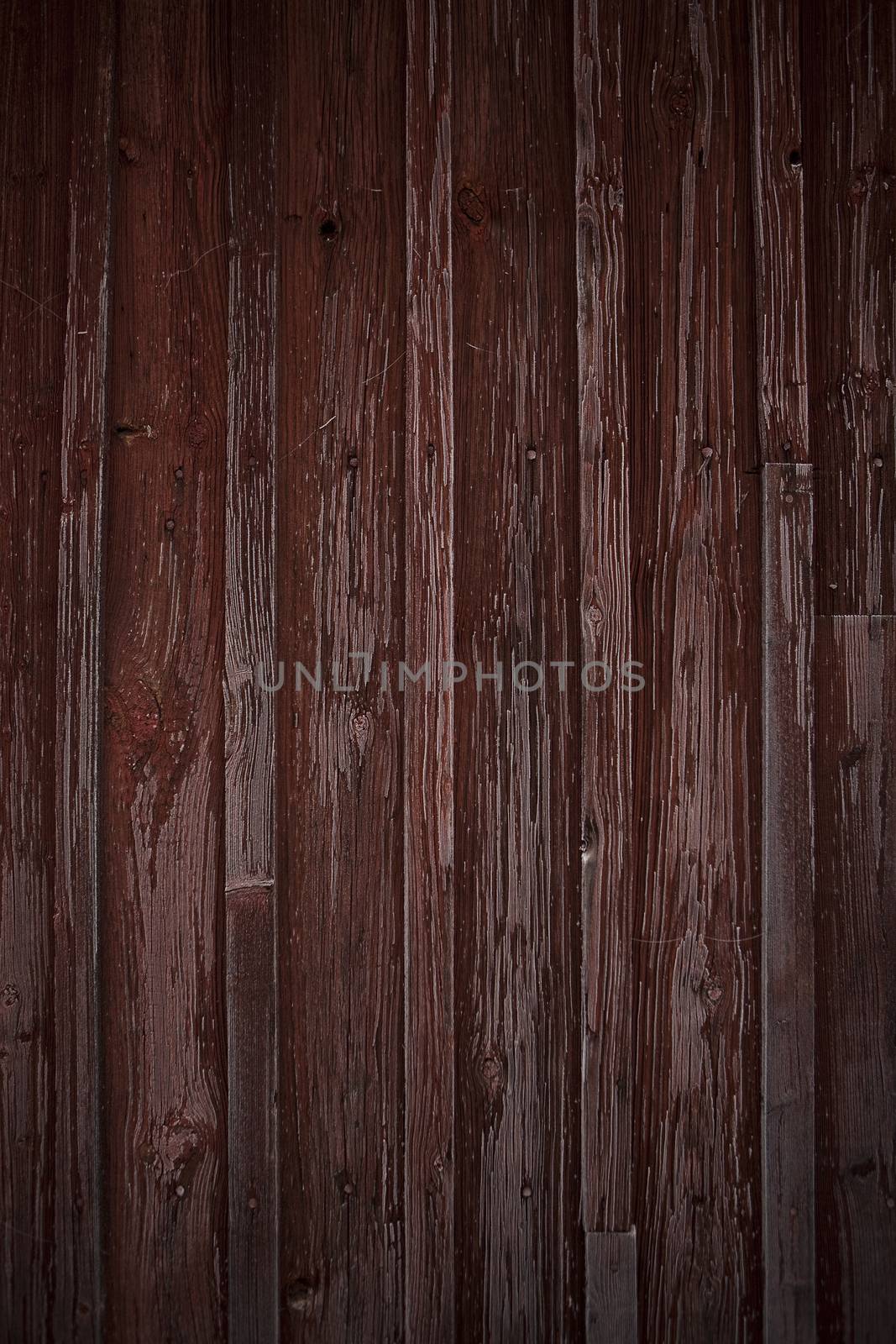 Worn Wood Wall Full Frame