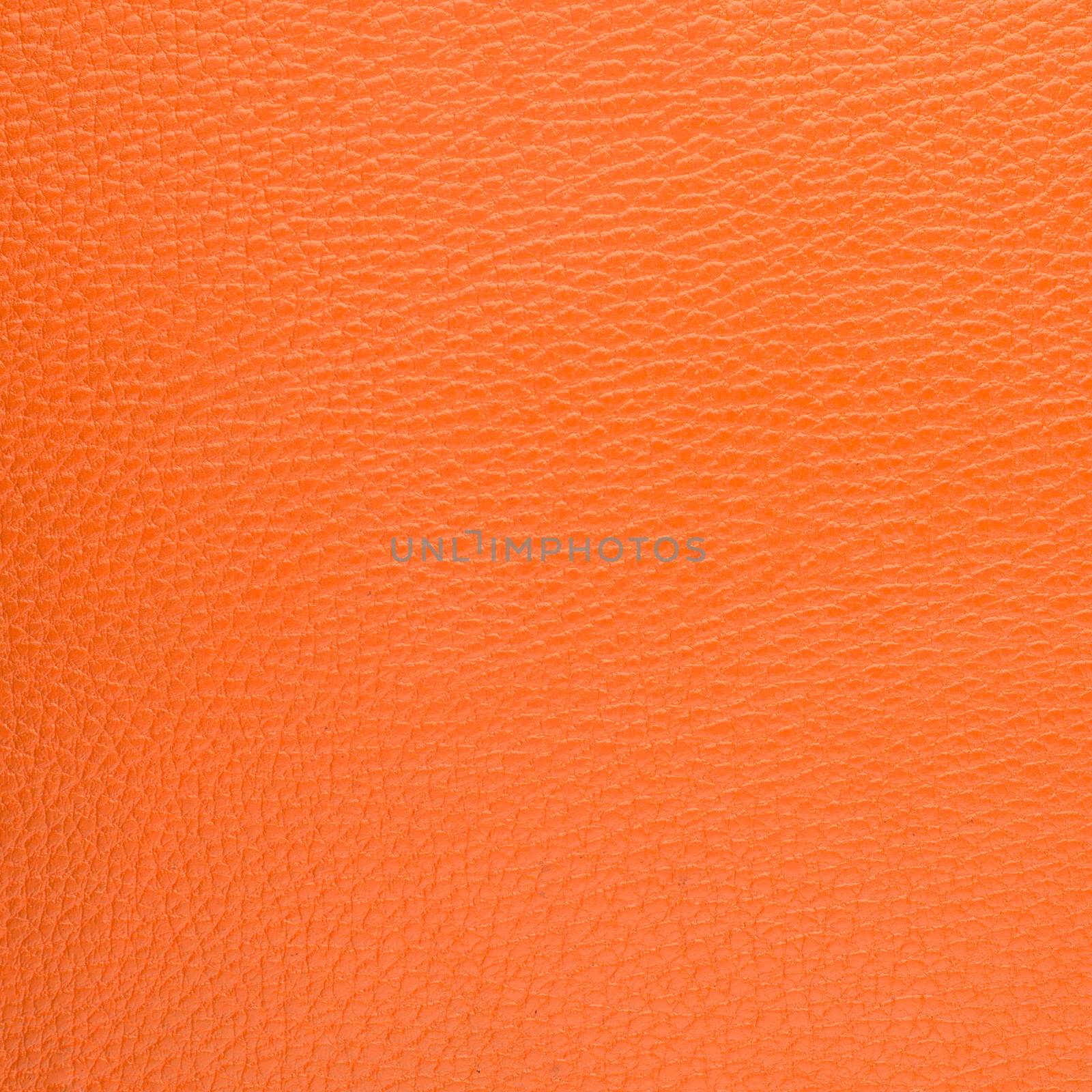 Vivid orange leather background