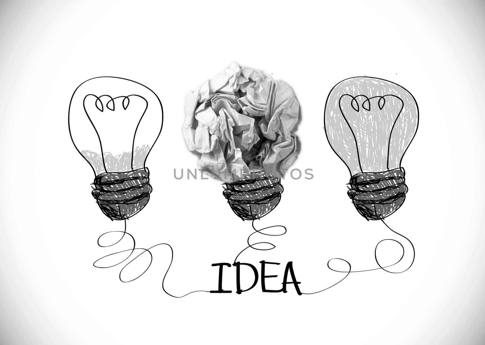 idea Light bulb vector icon by kiddaikiddee