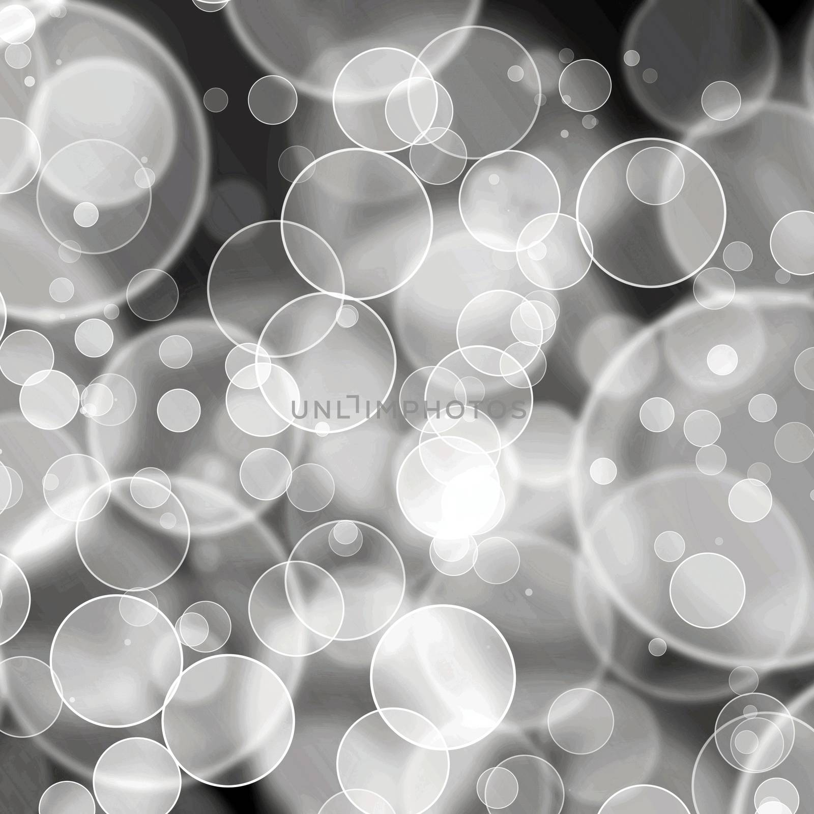 Abstract on a dark  background digital bokeh effect