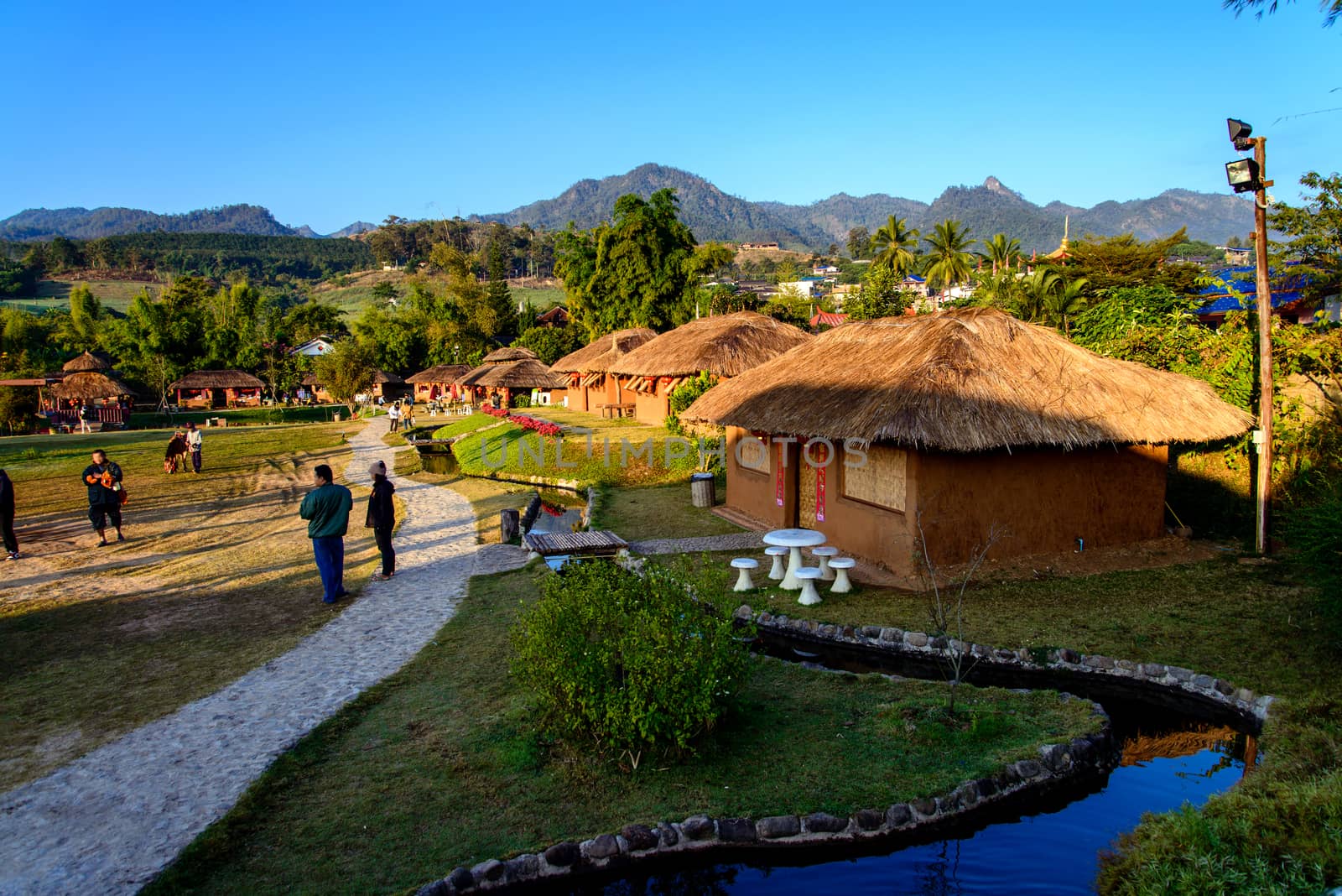 Traditional Thai-China Yunnan Village, Thailand