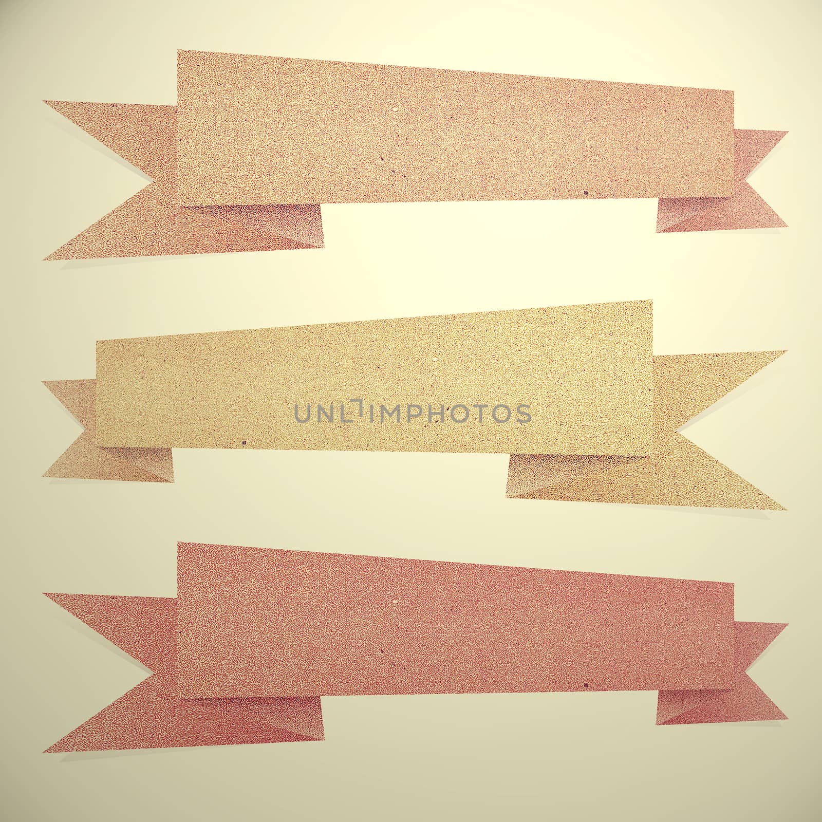Vintage Paper texture ,Header tag recycled paper on white background