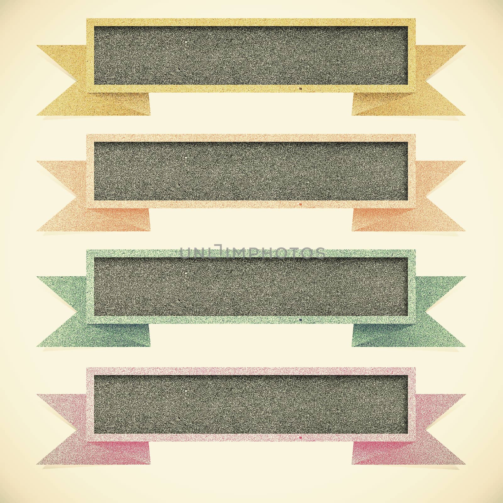 Paper texture ,Header tag recycled paper on vintage tone  background