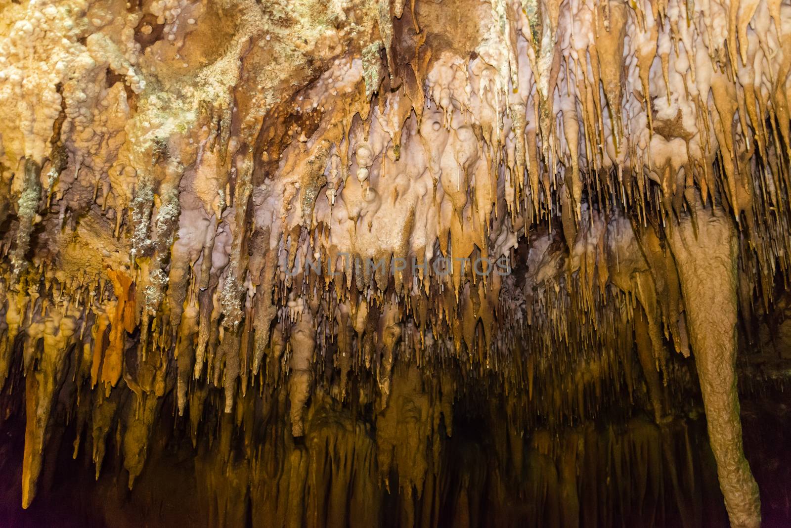 Soda straw cave in Trang,Thailand