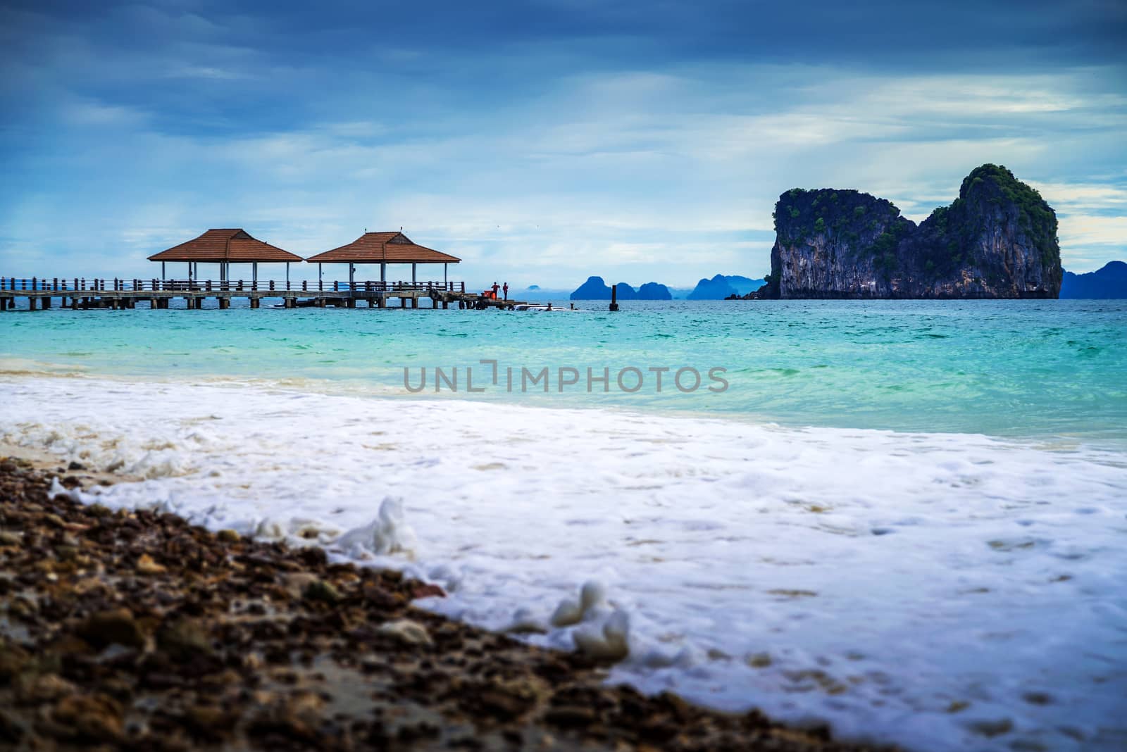 Andaman sea View in Koh Ngai Island in Thailand by jakgree