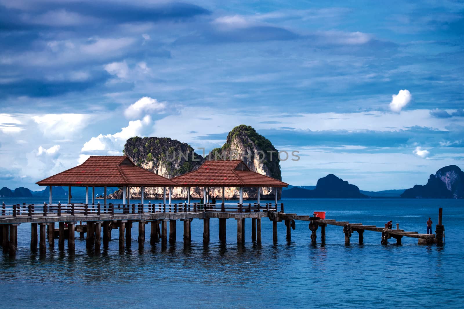 Andaman sea View in Koh Ngai Island in Thailand by jakgree