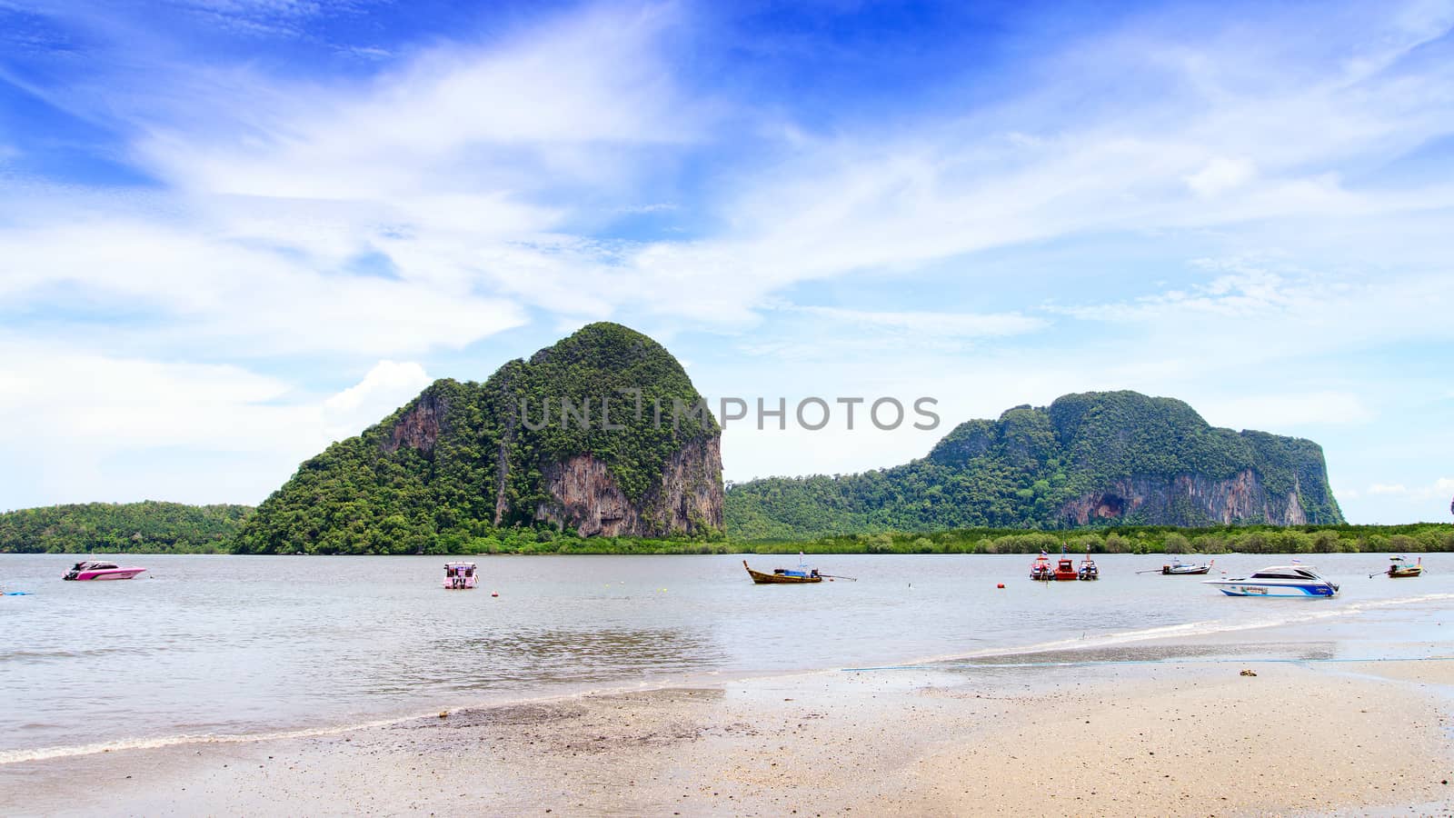 Beach at Trang in the Andaman Sea, Thailand  by jakgree
