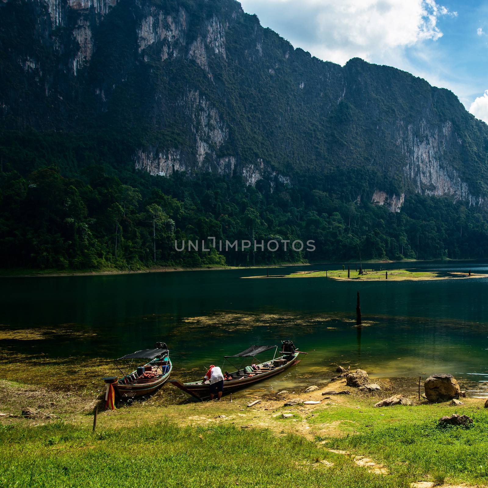 Cheo Lan lake. Khao Sok National Park. Thailand. by jakgree