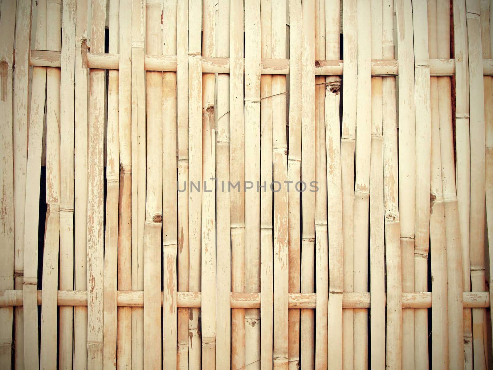 Bamboo background in vintage tone style by jakgree