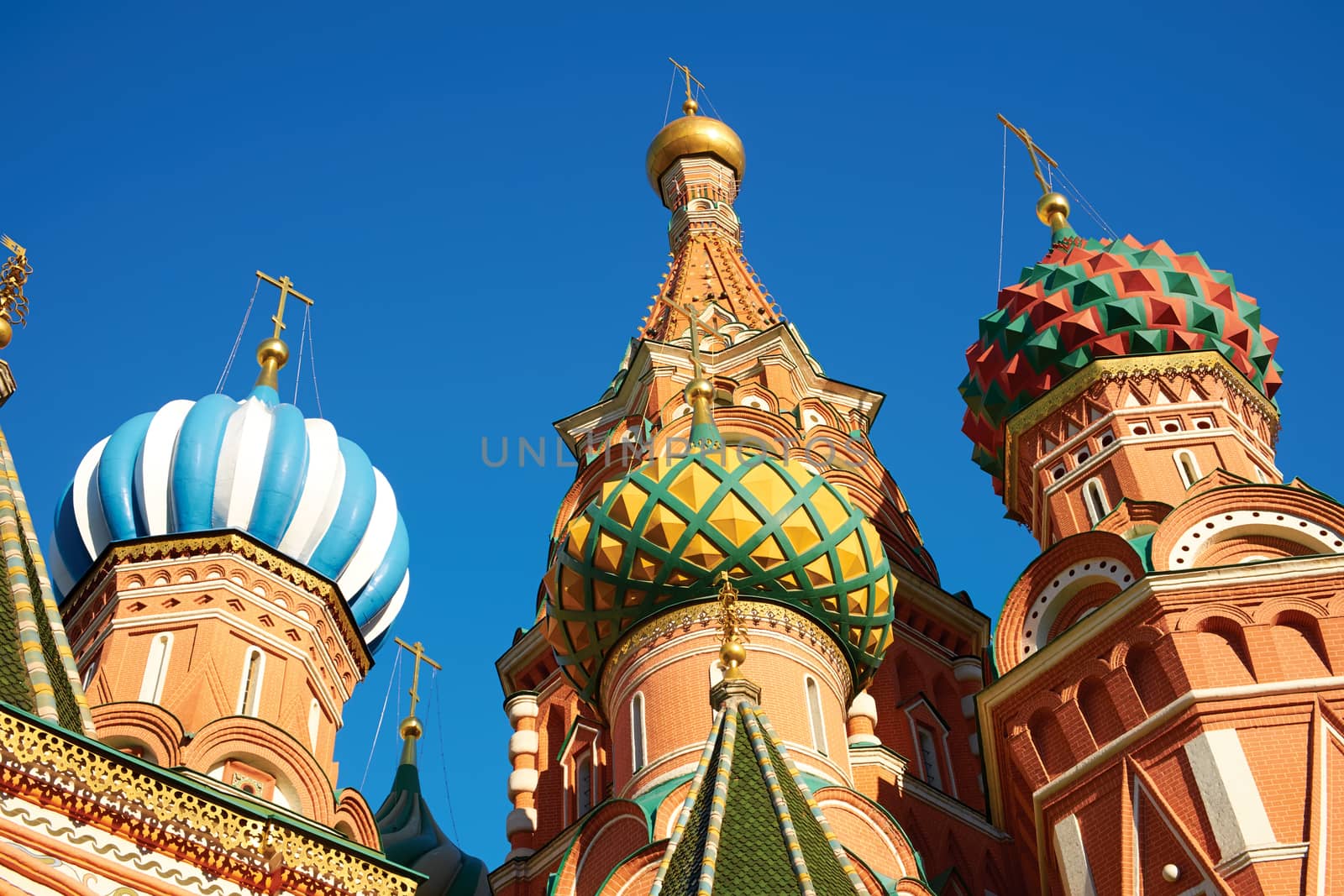 A view of the St. Basil's Cathedral, Russia, Moscow