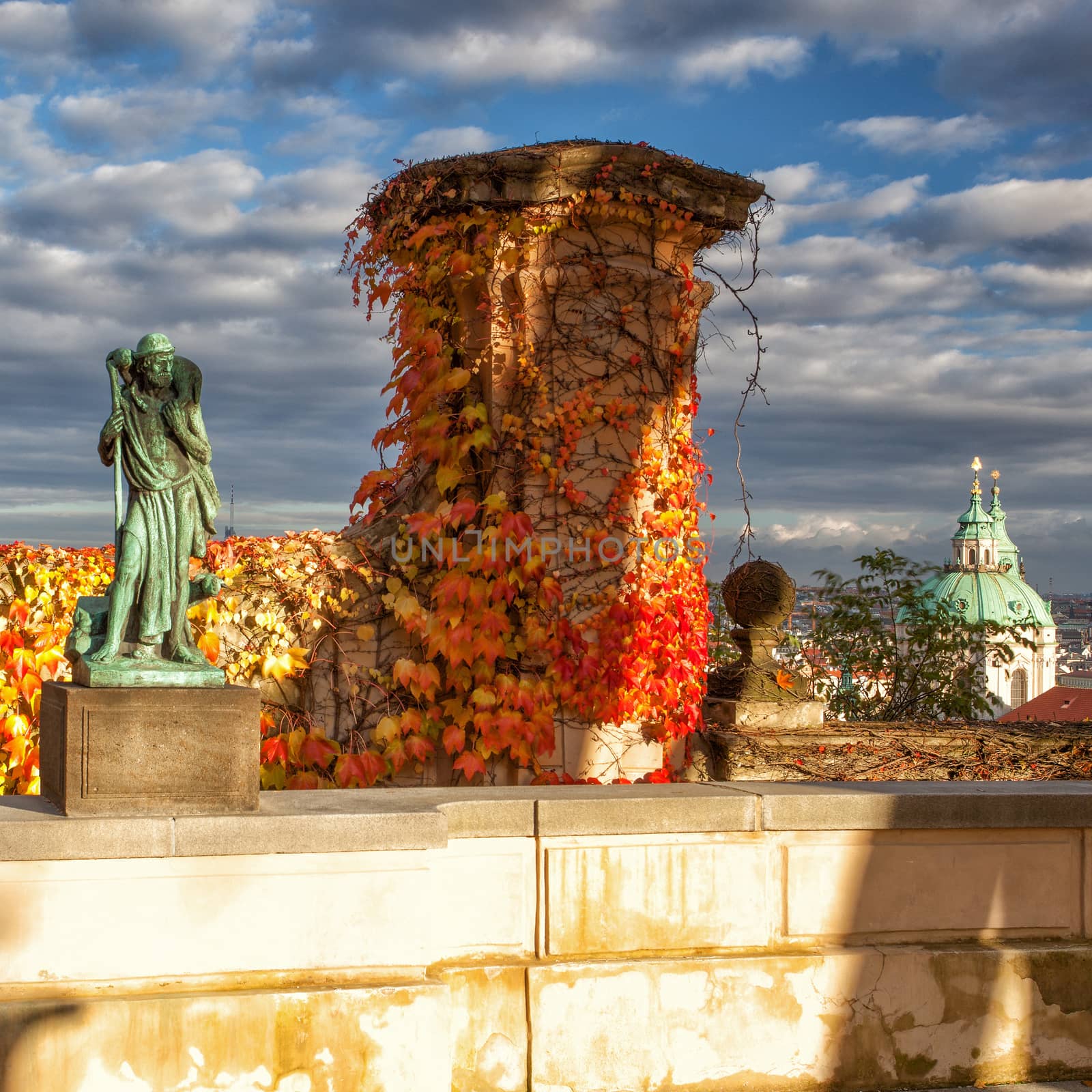 Garden of Paradise in Prague in Czech Republic by CaptureLight