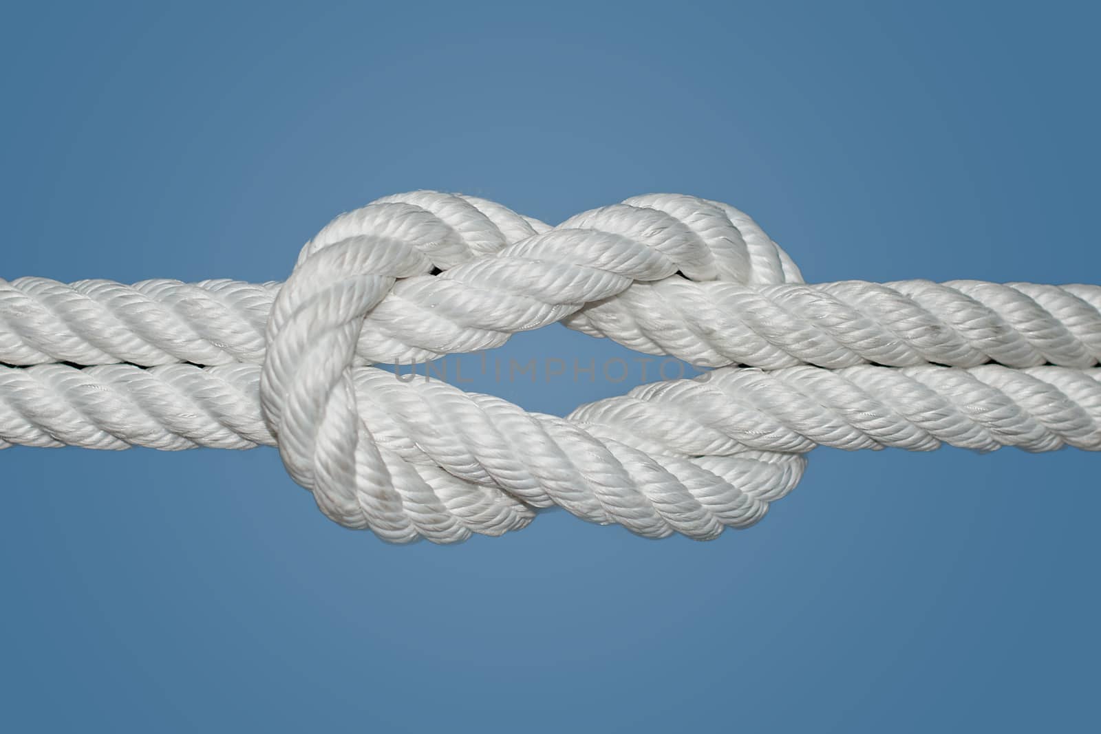 The Reef Knot or Square Knot is quick and easy to tie; it is a good knot for securing non-critical items. This knot was used for centuries by sailors for reefing sails, hence the name Reef Knot.