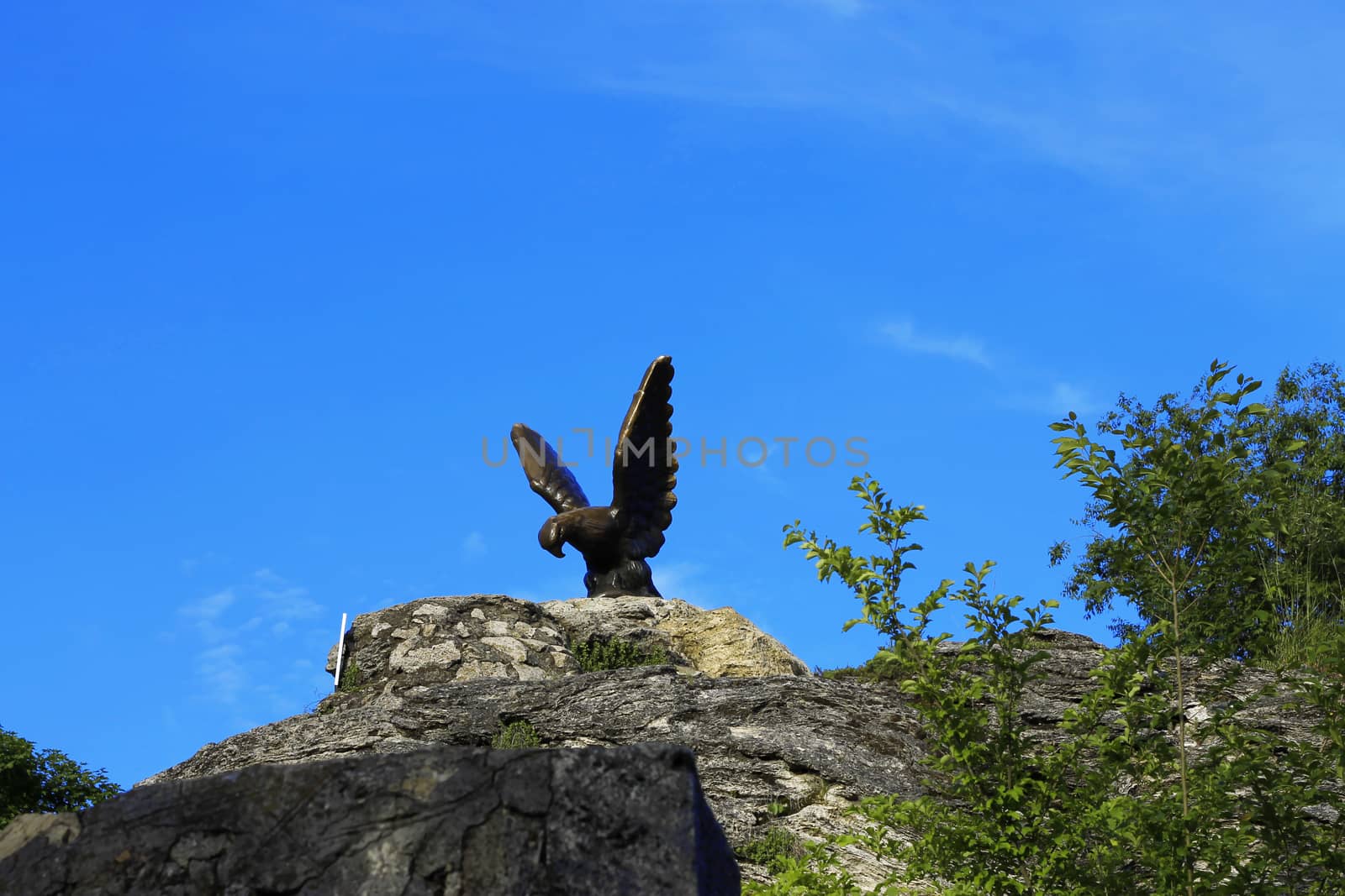 The Eagle. Pyatigorsk Emblem. Northern Caucasus landmarks