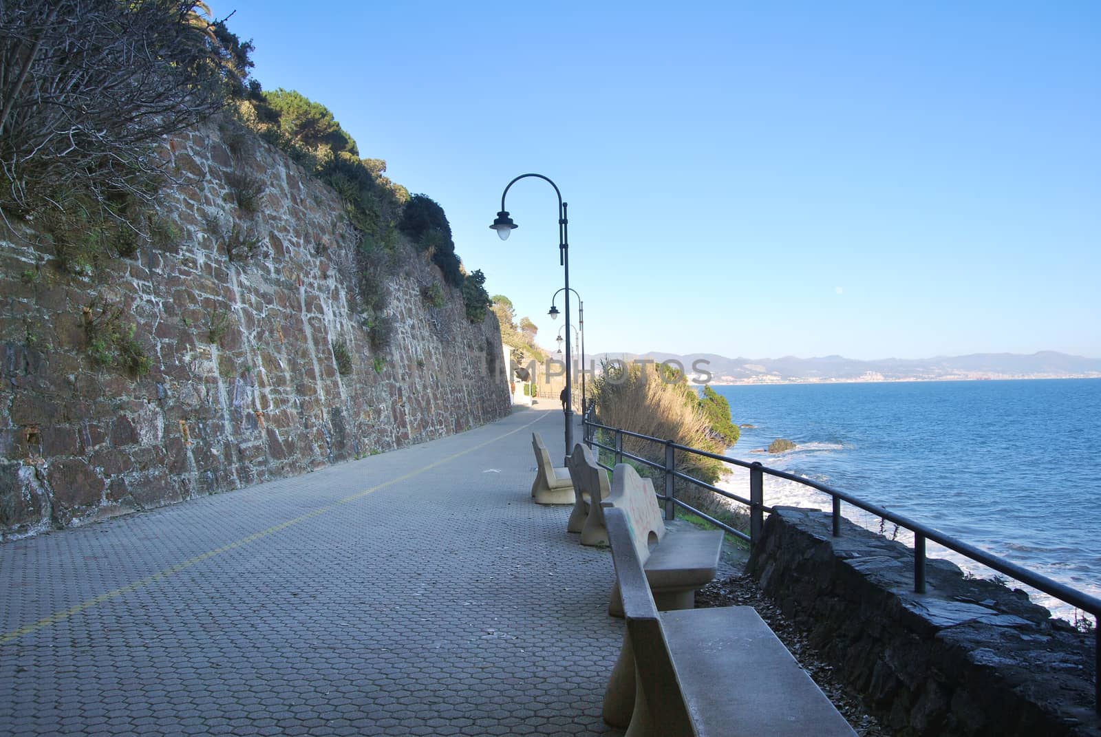 Among Arenzano and Cogoleto, Liguria, Italy 